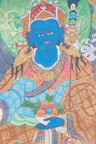 Medicine Guru Thangka Painting for physical and mental wellbeing.