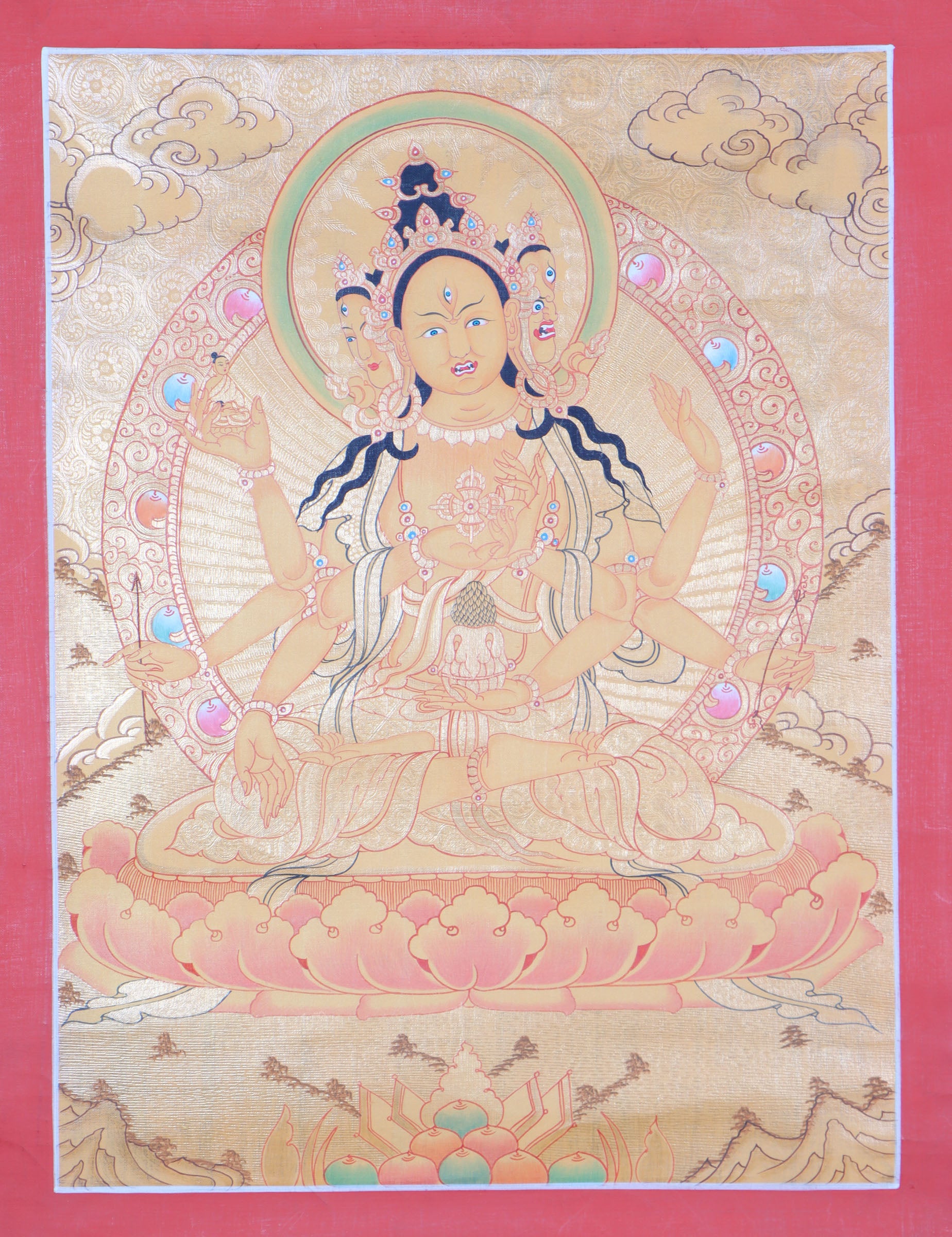Namgyalma Thangka for wall decor .