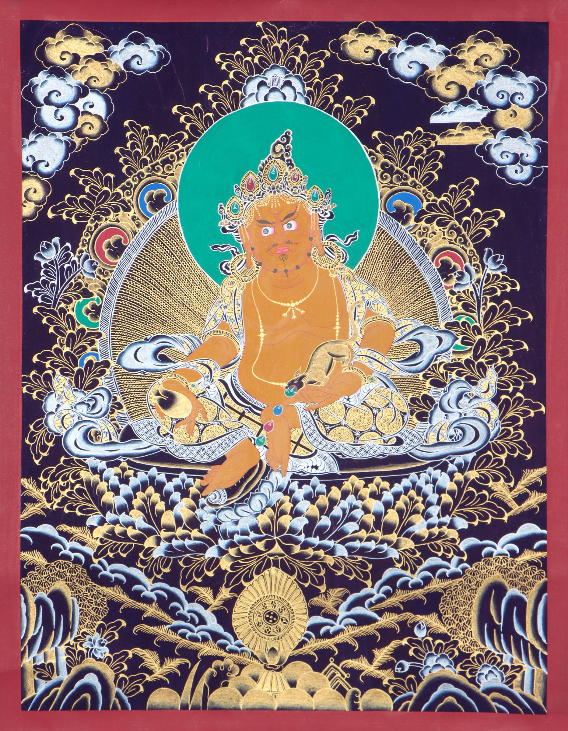 Kuber Thangka for wealth and prosperity.