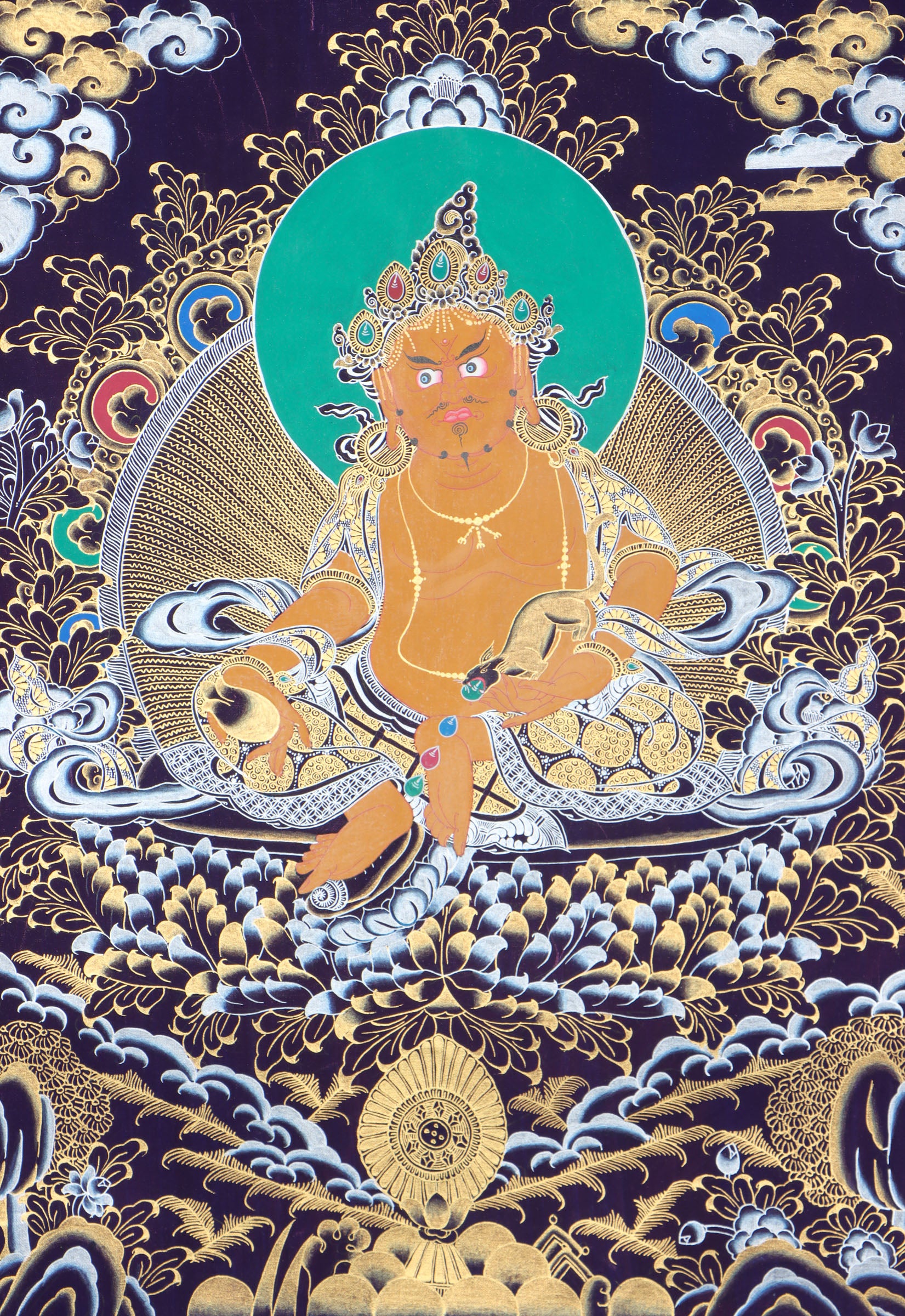 Kuber Thangka for wealth and prosperity.