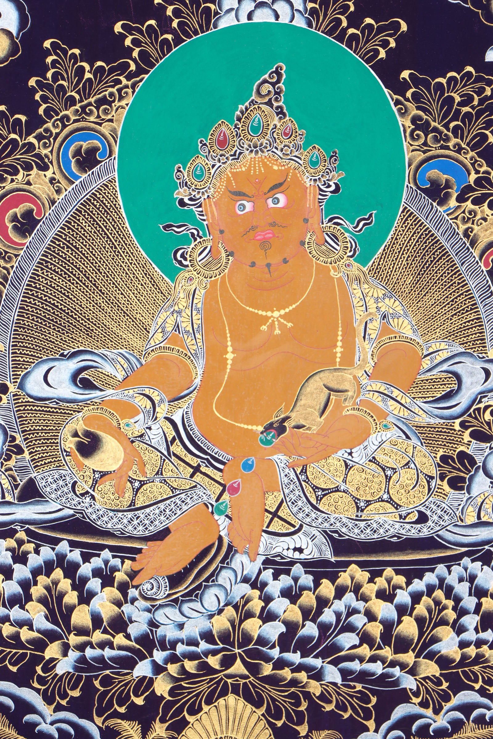 Kuber Thangka for wealth and prosperity.
