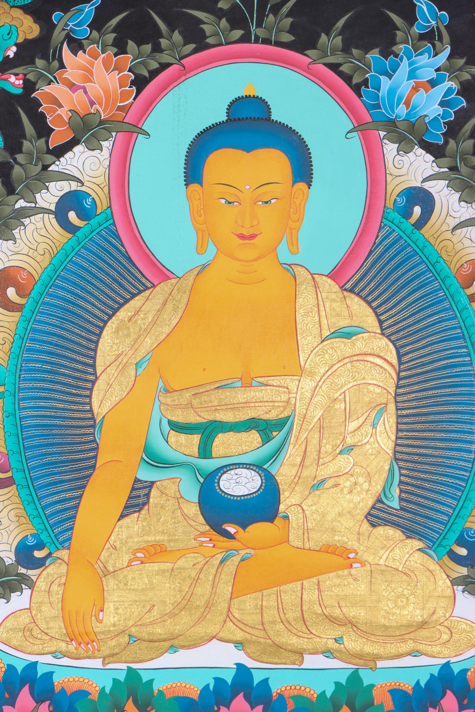 Shakyamuni Buddha Thangka for enlightment.