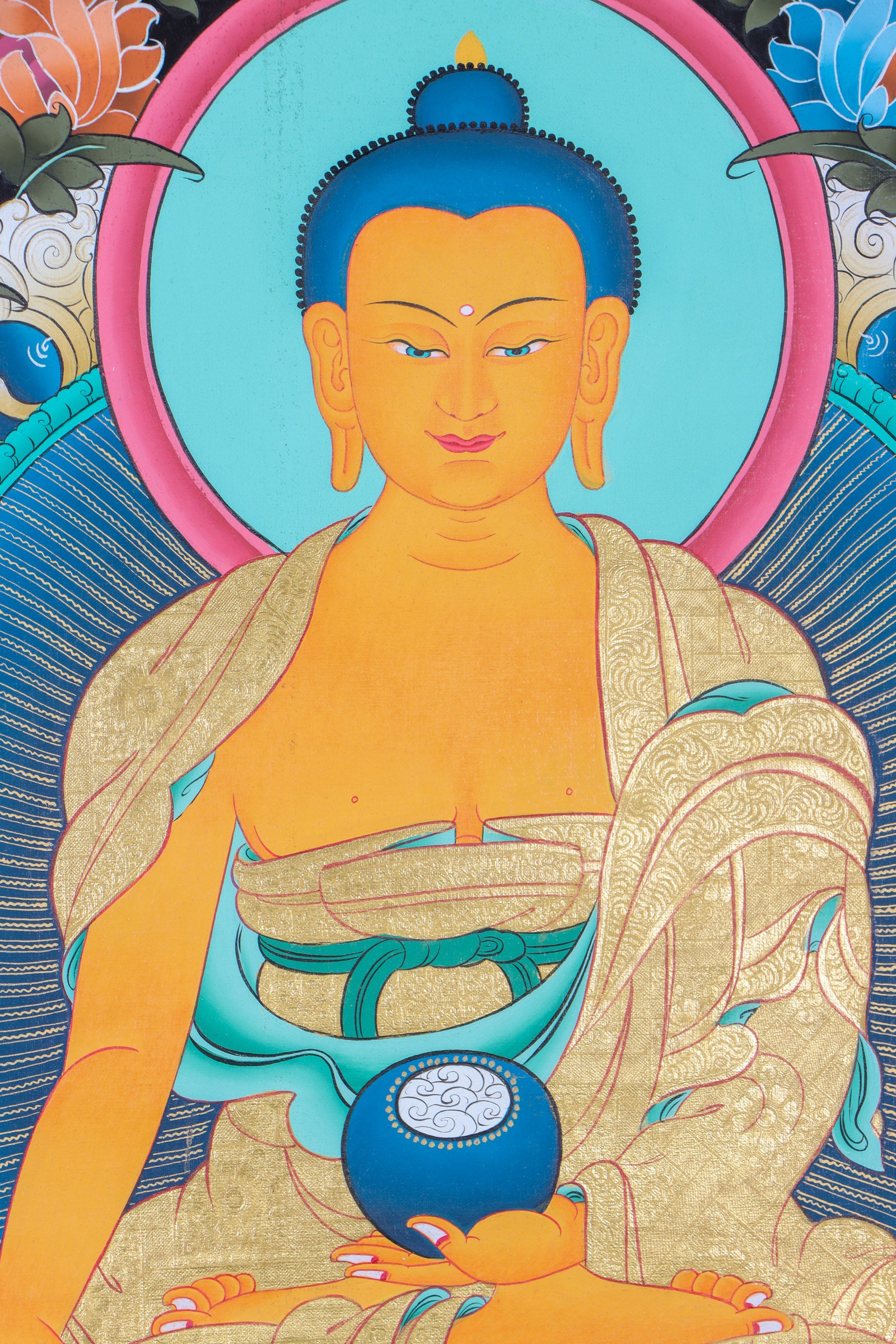 Shakyamuni Buddha Thangka for enlightment.