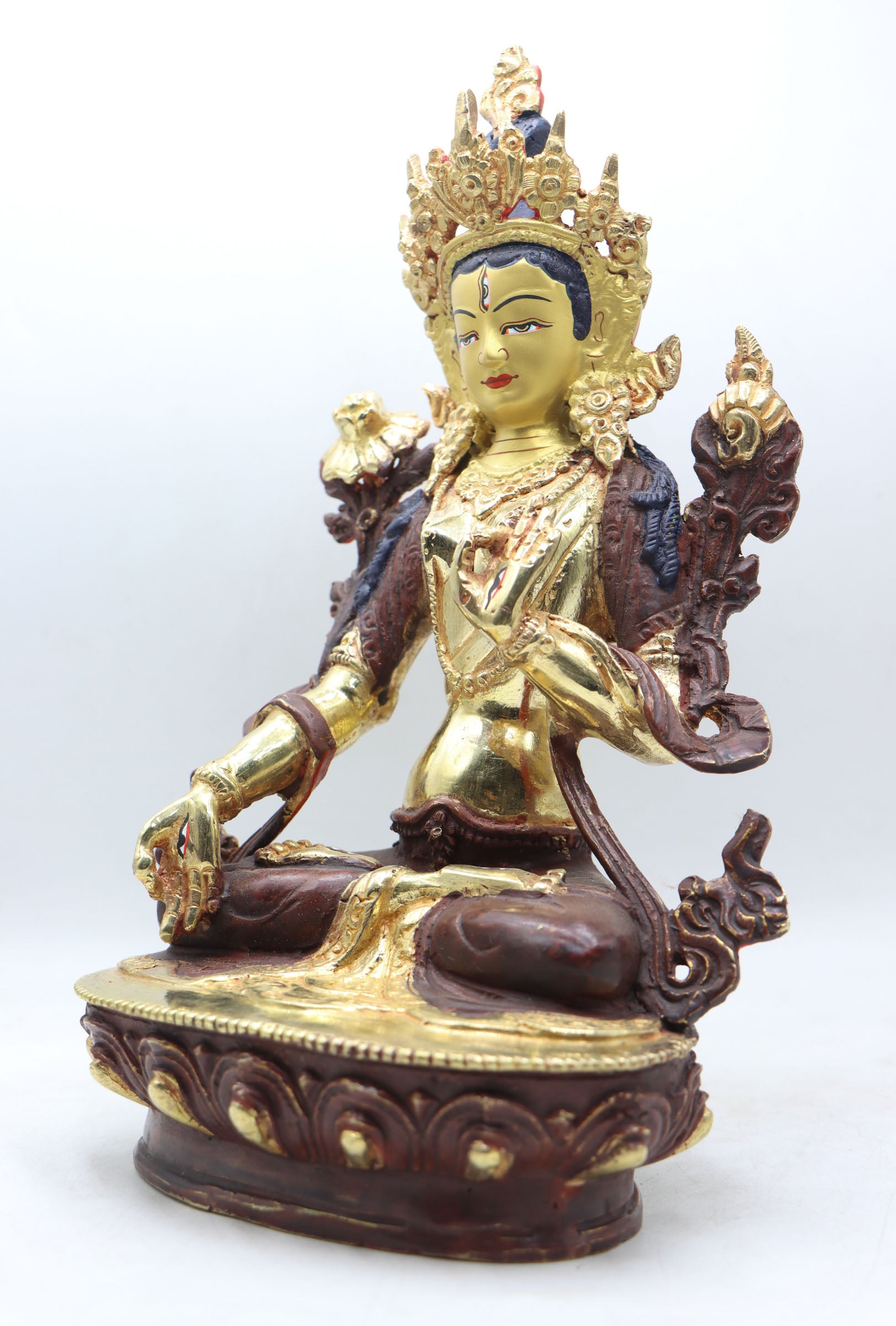 White Tara Statue for blessings, peace, and protection.