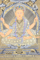 Santoshi Thangka for devotion and prayer.