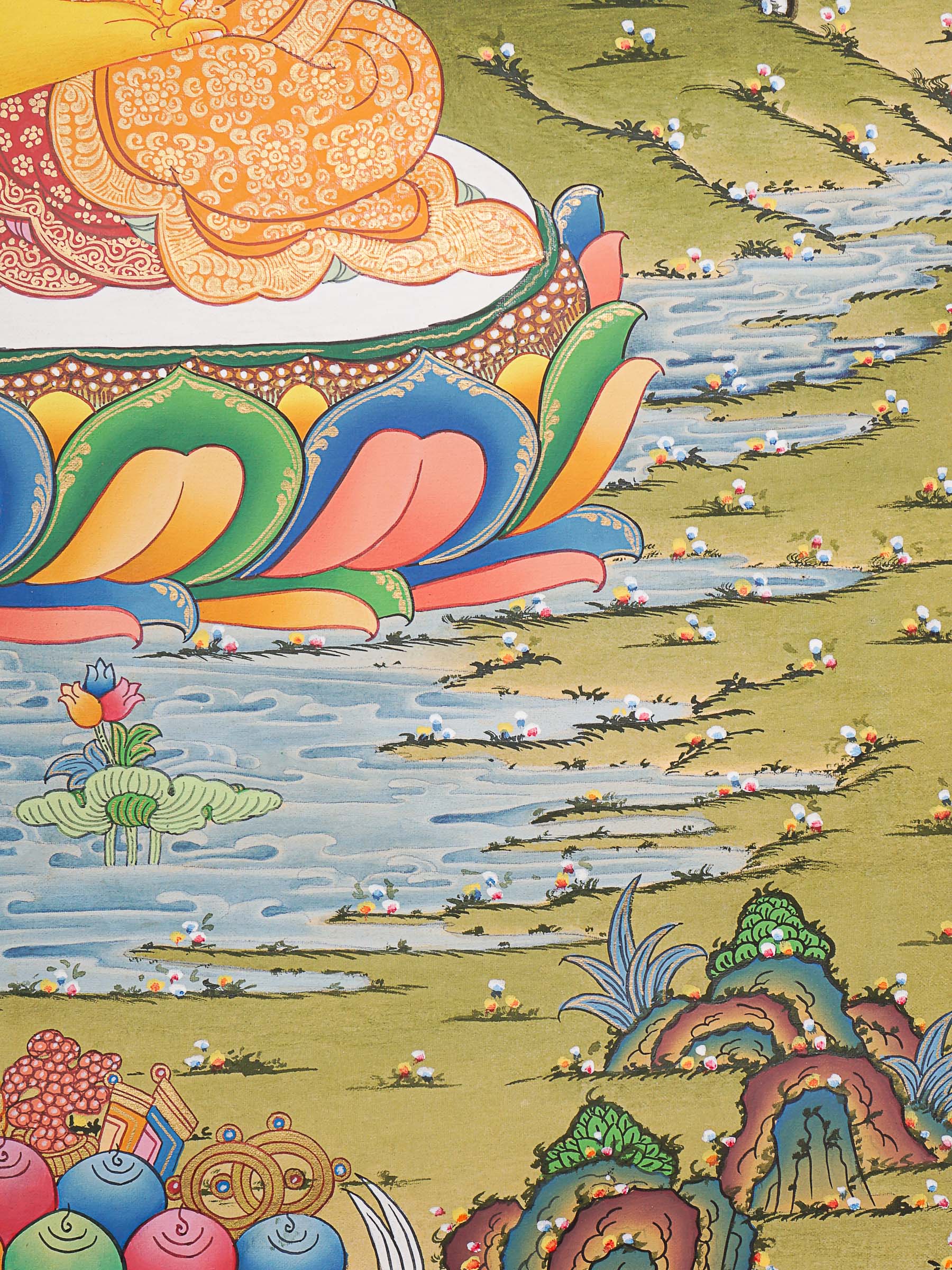 Shakyamuni Buddha Thangka - Tibetan Painting