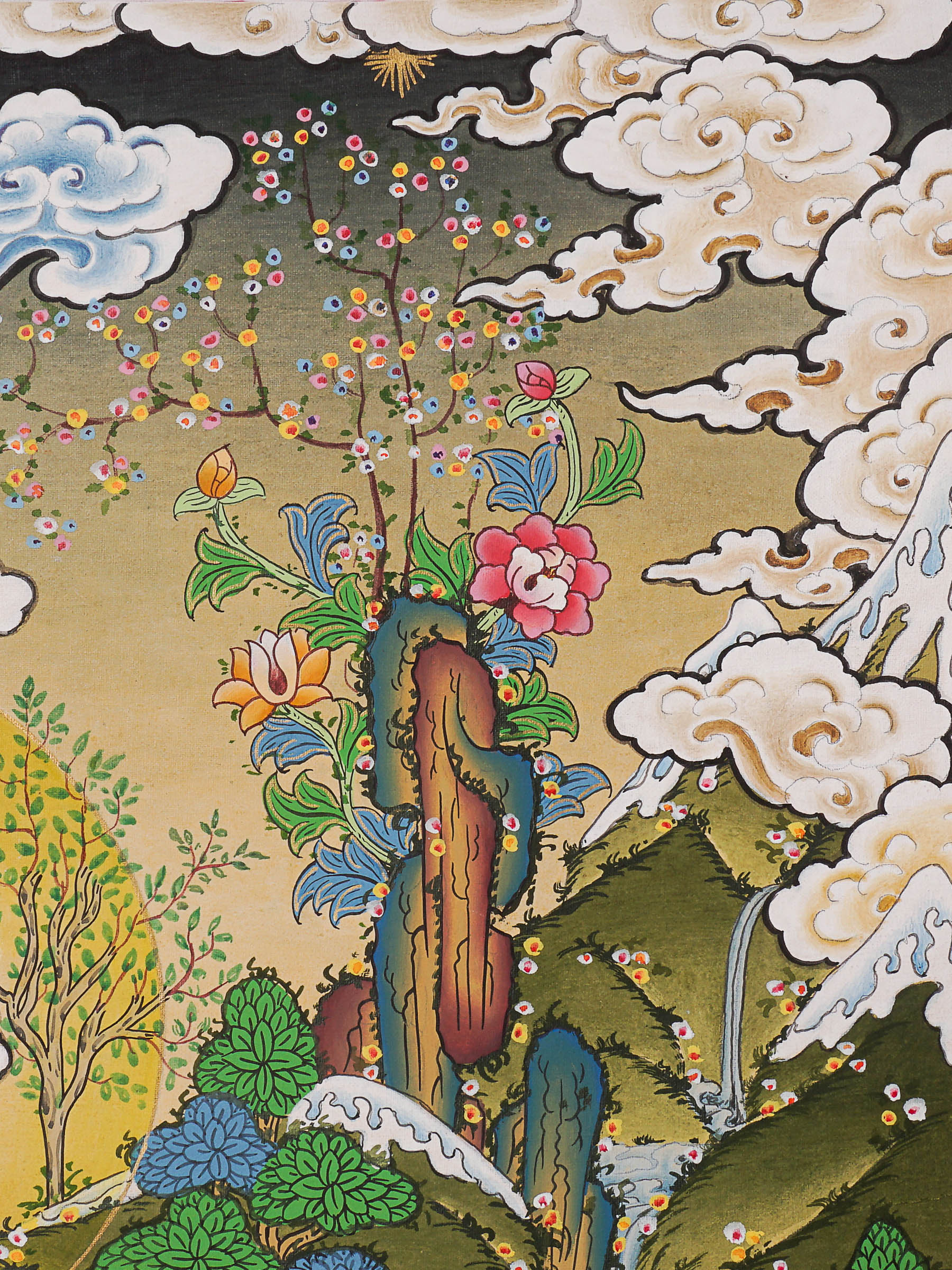 Shakyamuni Buddha Thangka - Tibetan Painting