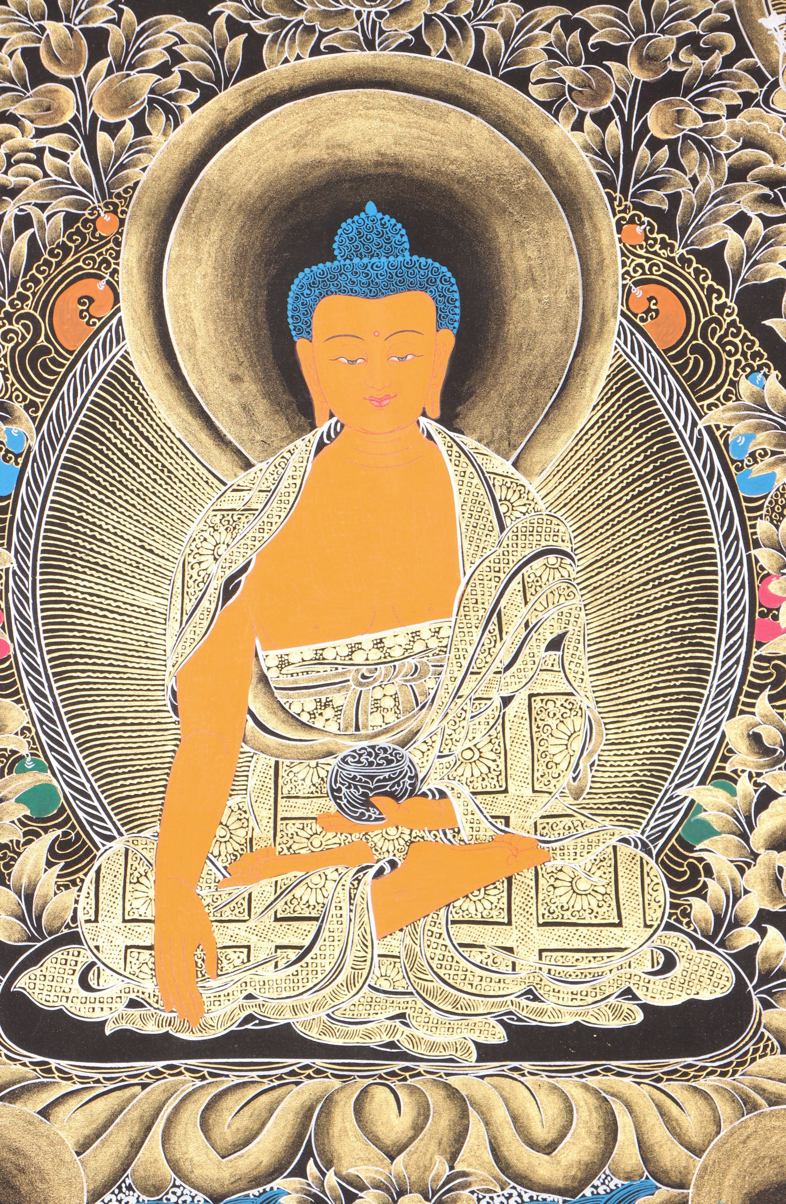 Shakyamuni Buddha Thangka for wall decor and enlightment.