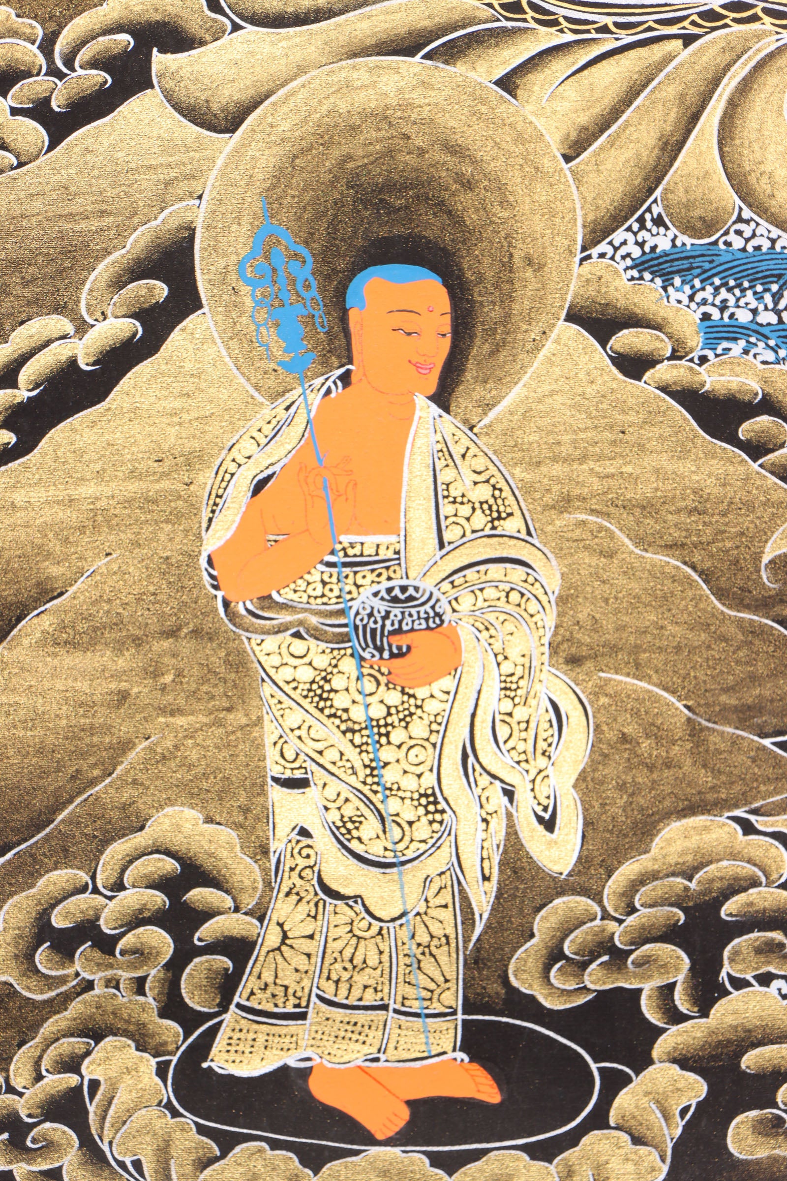 Shakyamuni Buddha Thangka for wall decor and enlightment.
