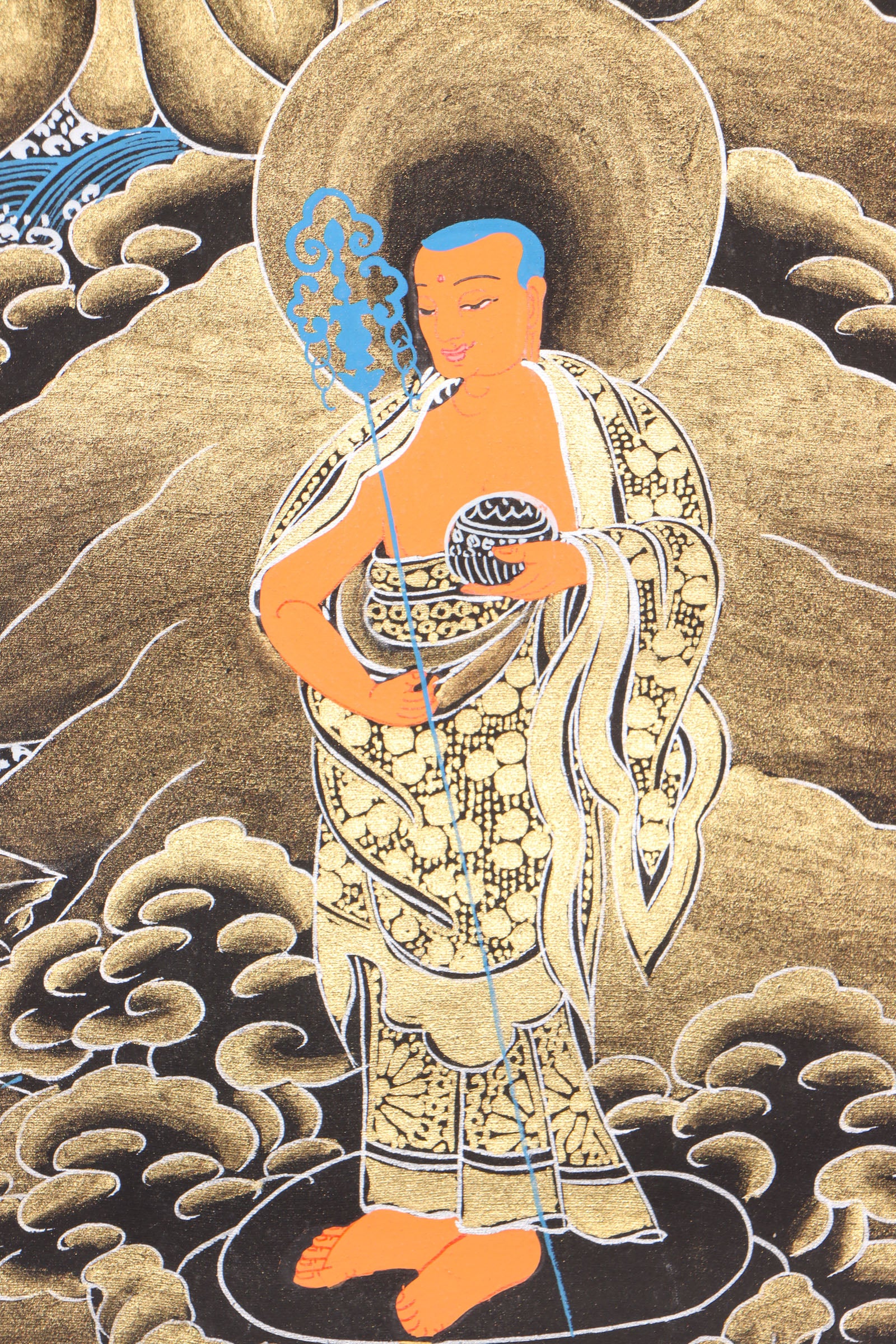 Shakyamuni Buddha Thangka for wall decor and enlightment.