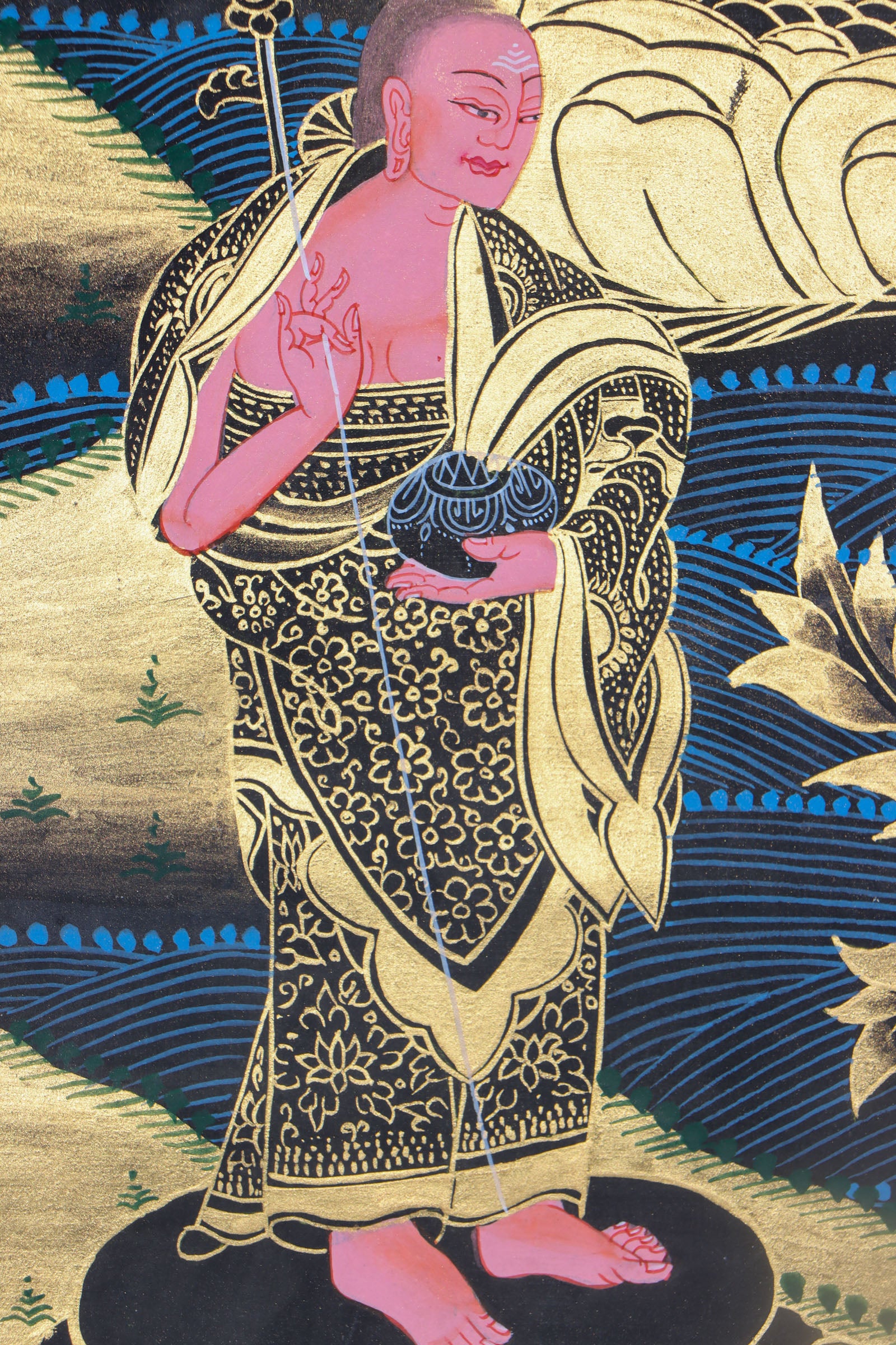 Shakyamuni Buddha Thangka Painting for enlightment.