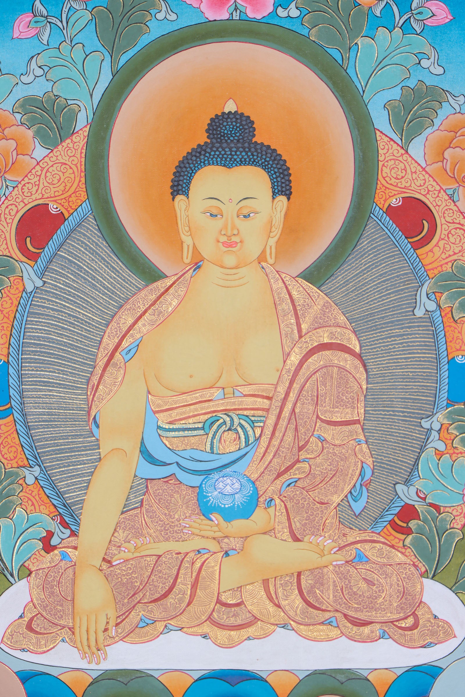 Shakyamuni Buddha Thangka Painting for meditation.