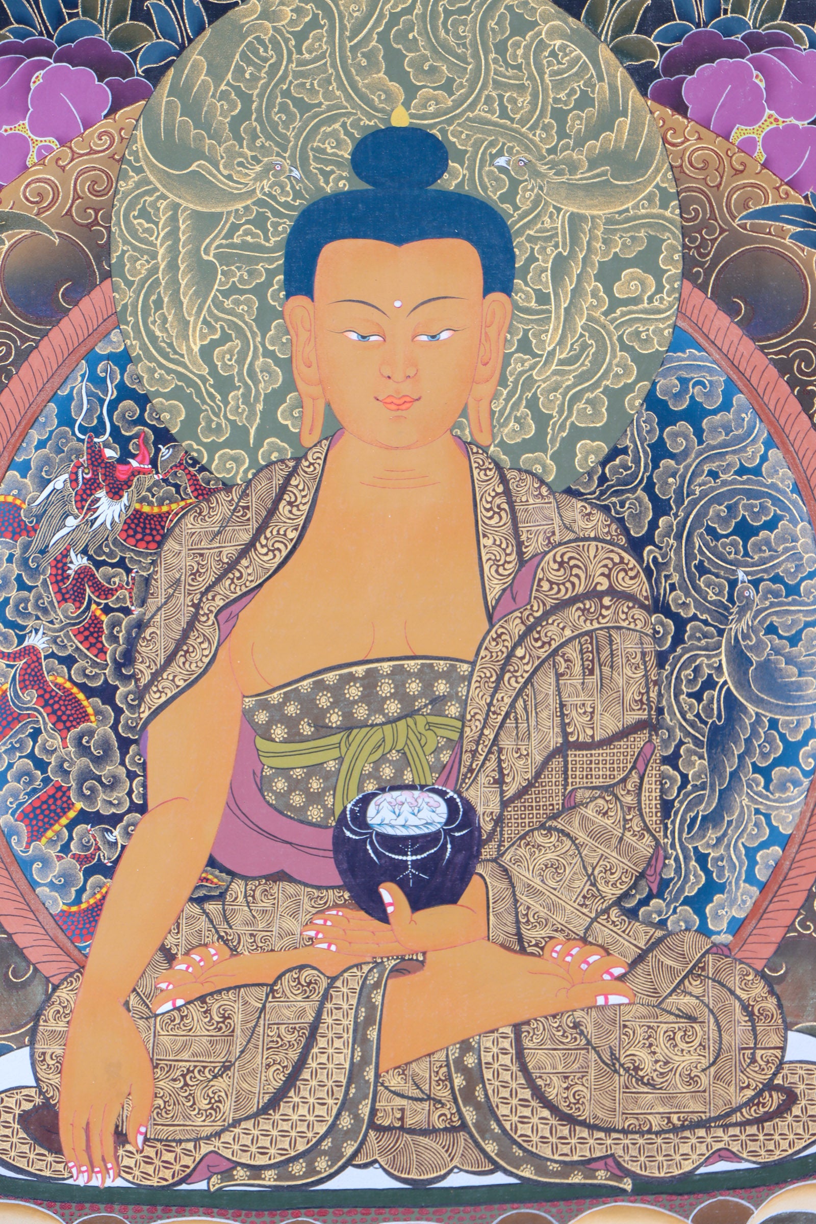 Shakyamuni Buddha Thangka for meditation.