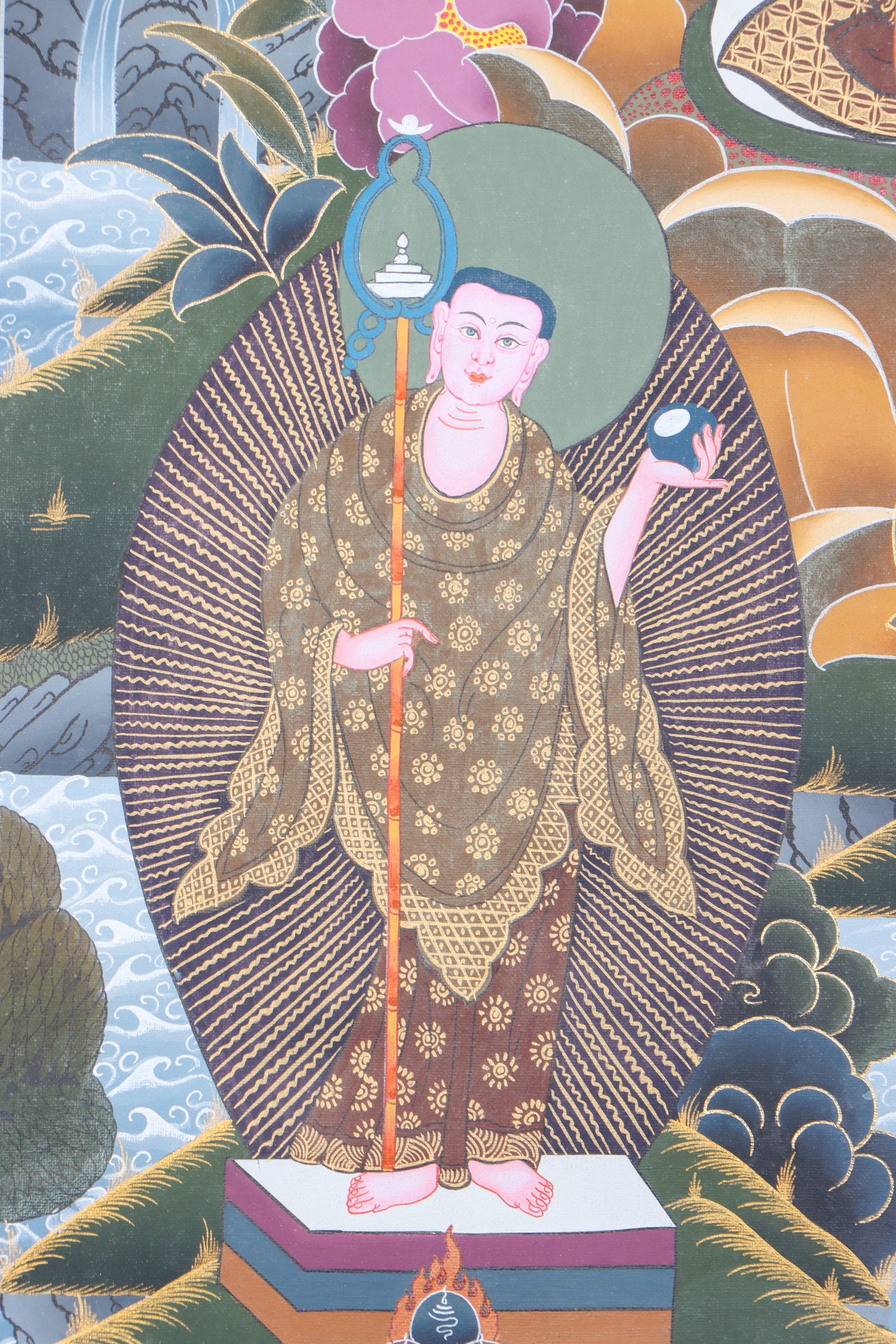 Shakyamuni Buddha Thangka for meditation.