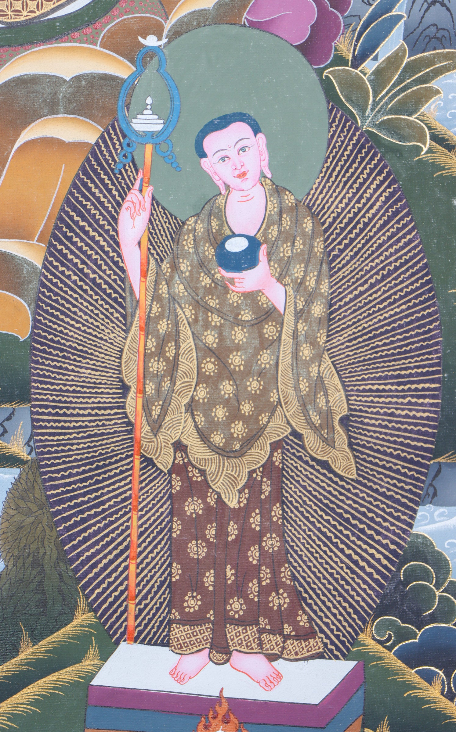Shakyamuni Buddha Thangka for meditation.