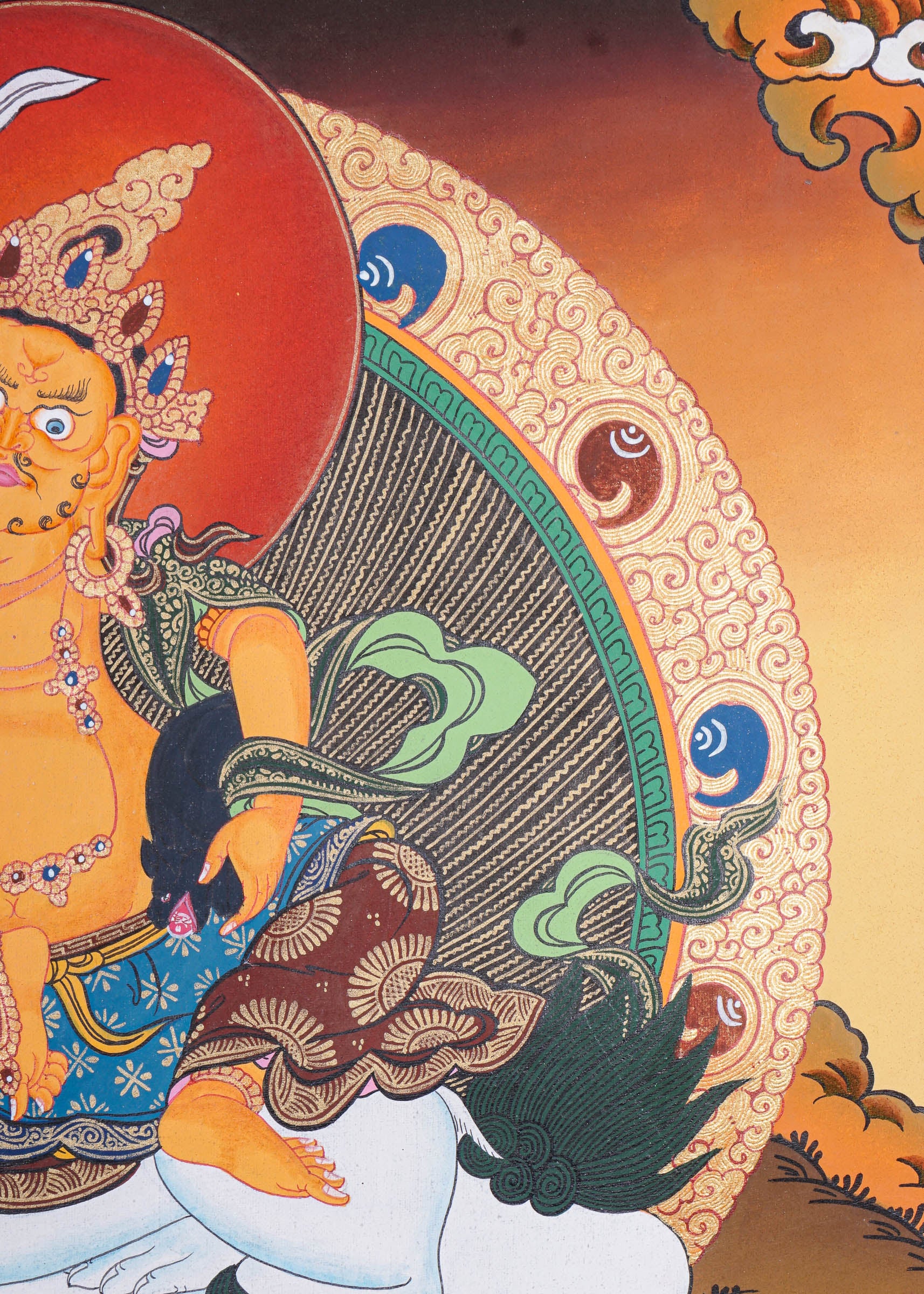 Handpainted Zambala Thangka Painting