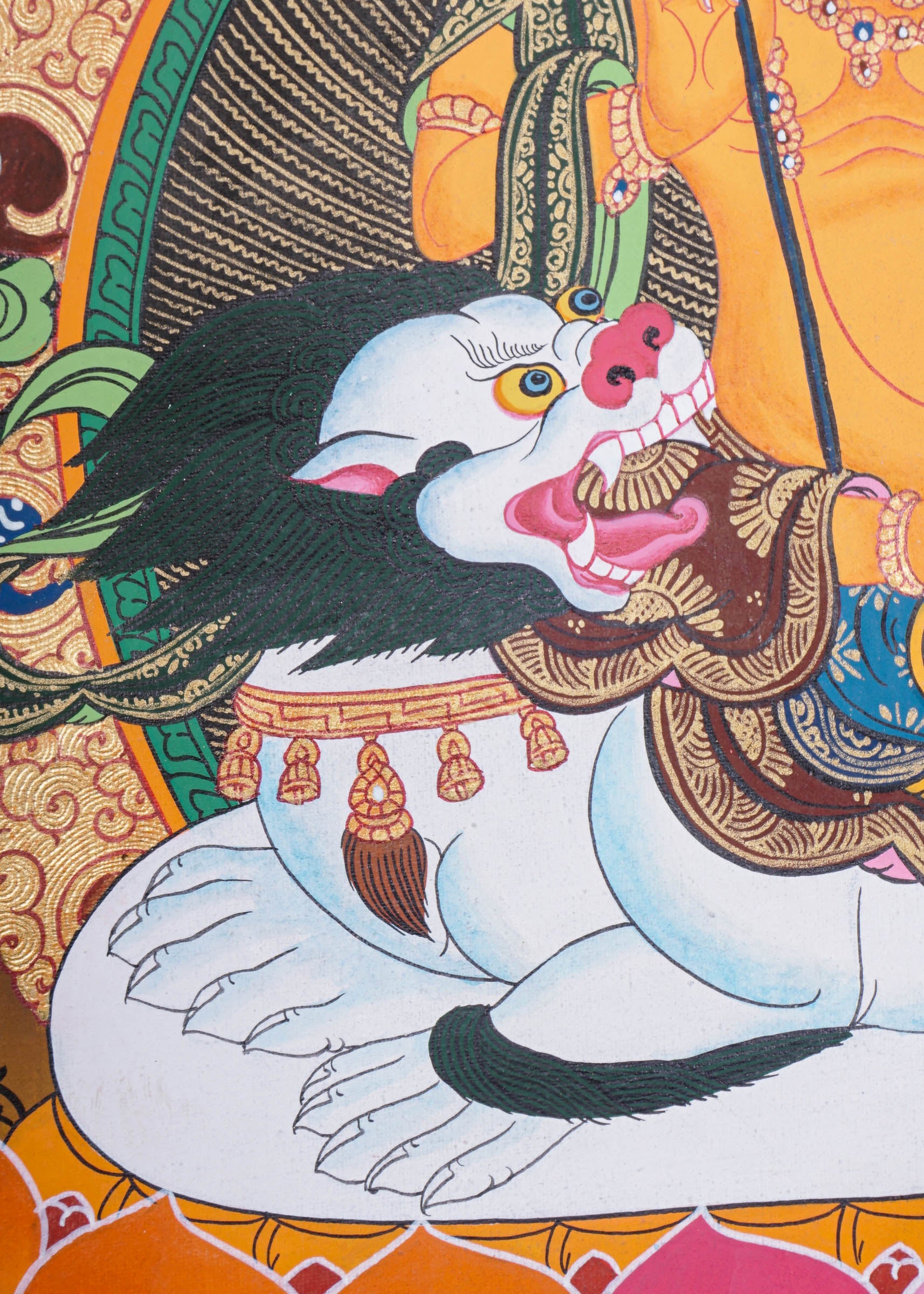Handpainted Zambala Thangka Painting