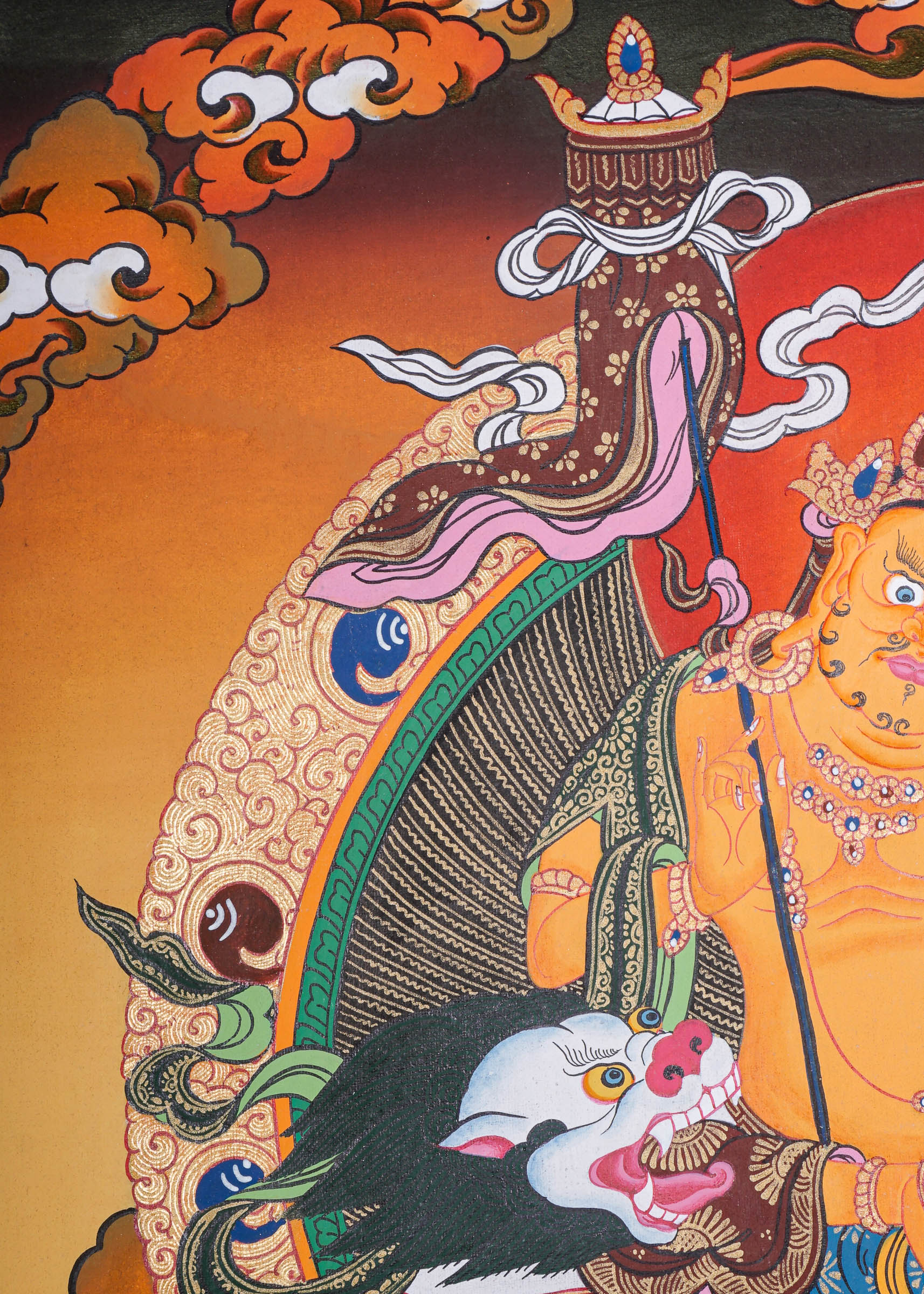 Handpainted Zambala Thangka Painting