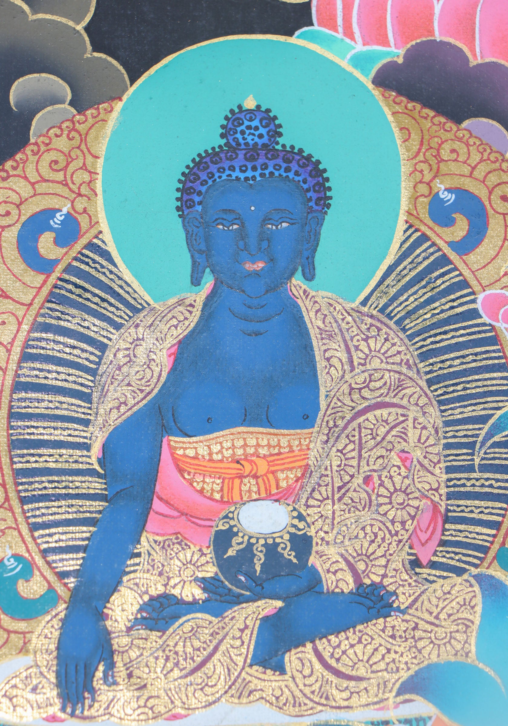 Zambala Thangka Painting for wealth and prosperity.