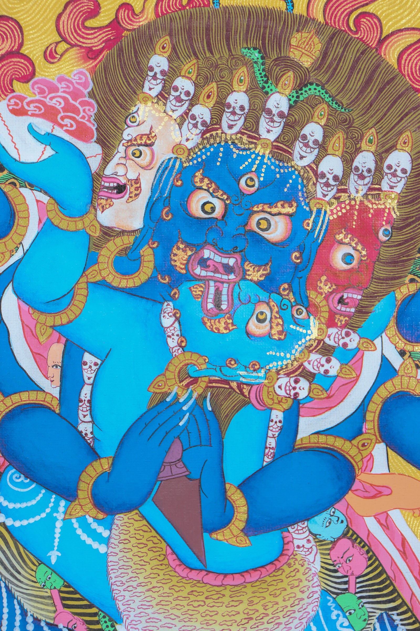 Vajrakilaya Thangka Painting for spiritual growth.
