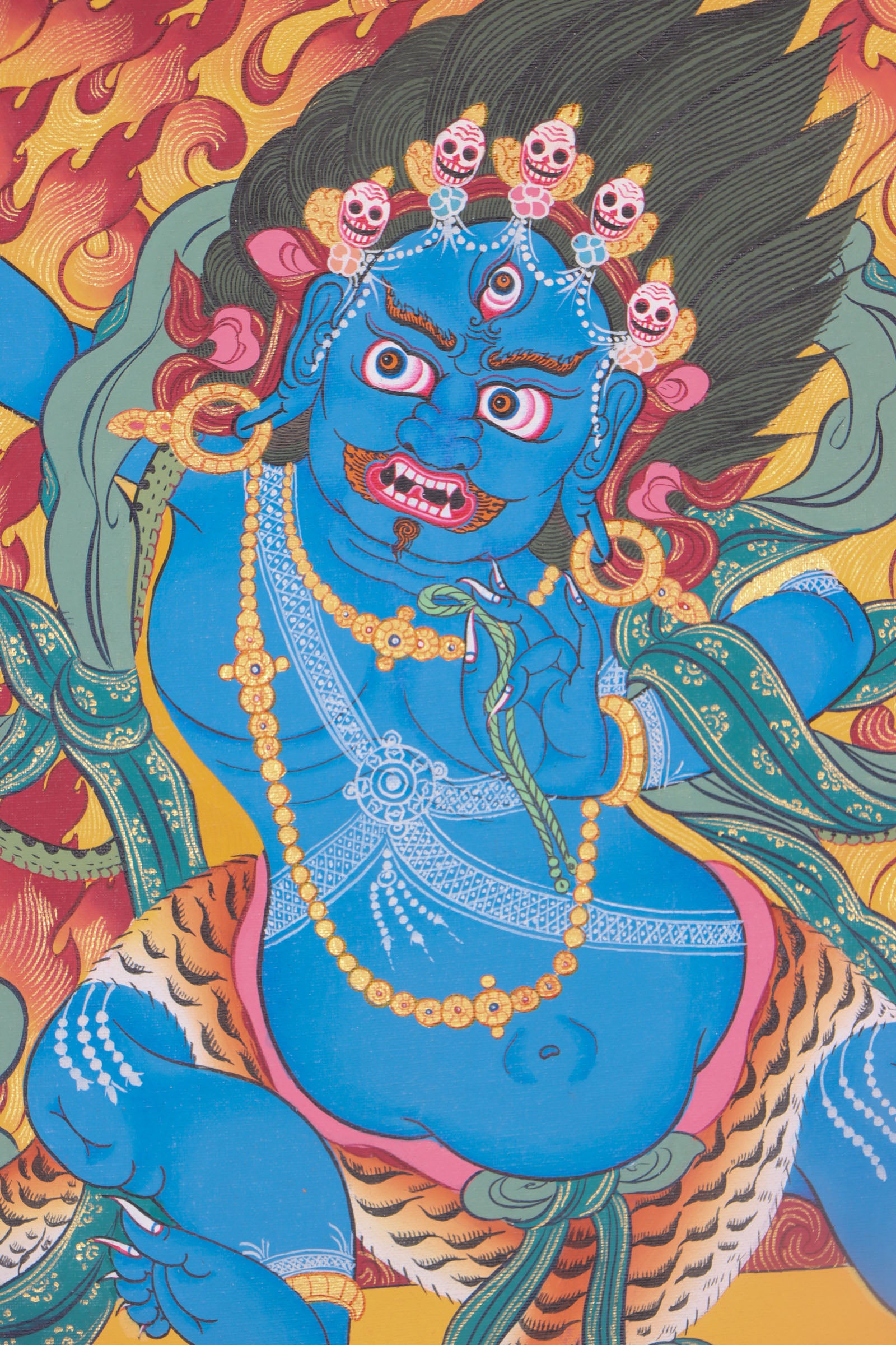 Vajrapani Thangka Painting for protection.
