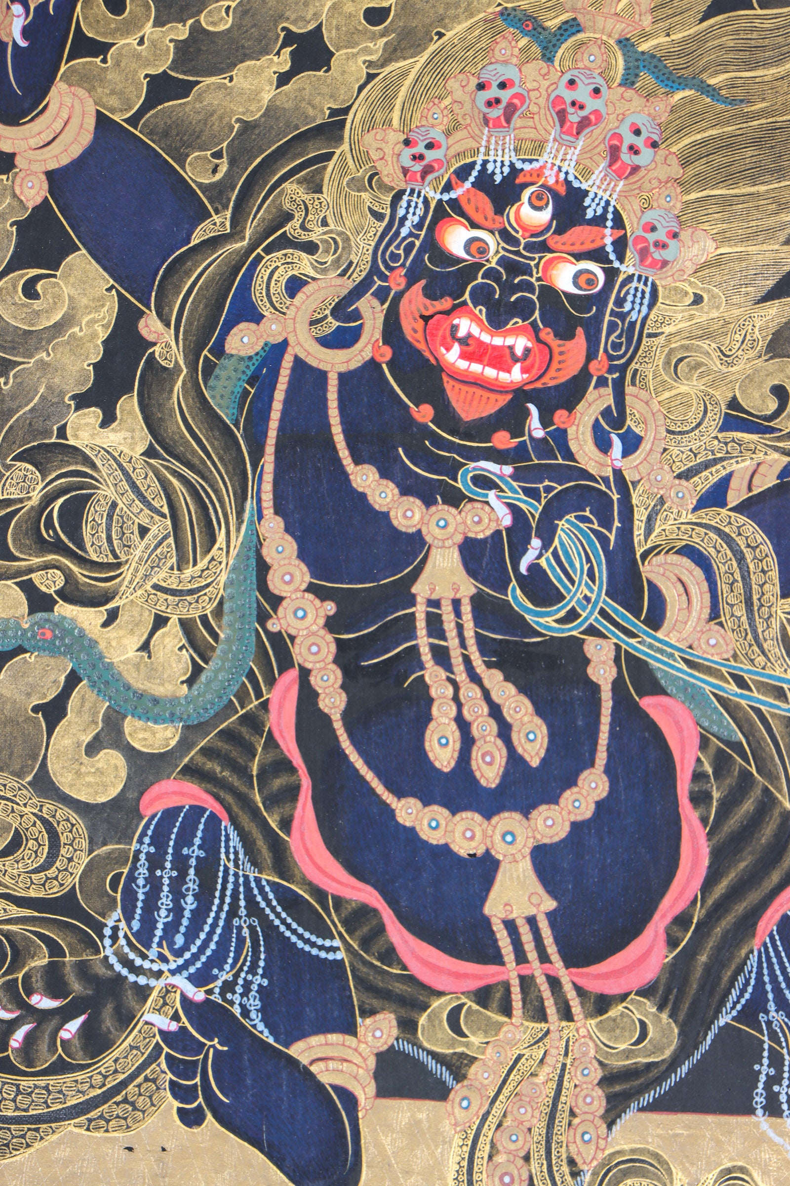 Vajrapani Thangka Painting for wall decor.
