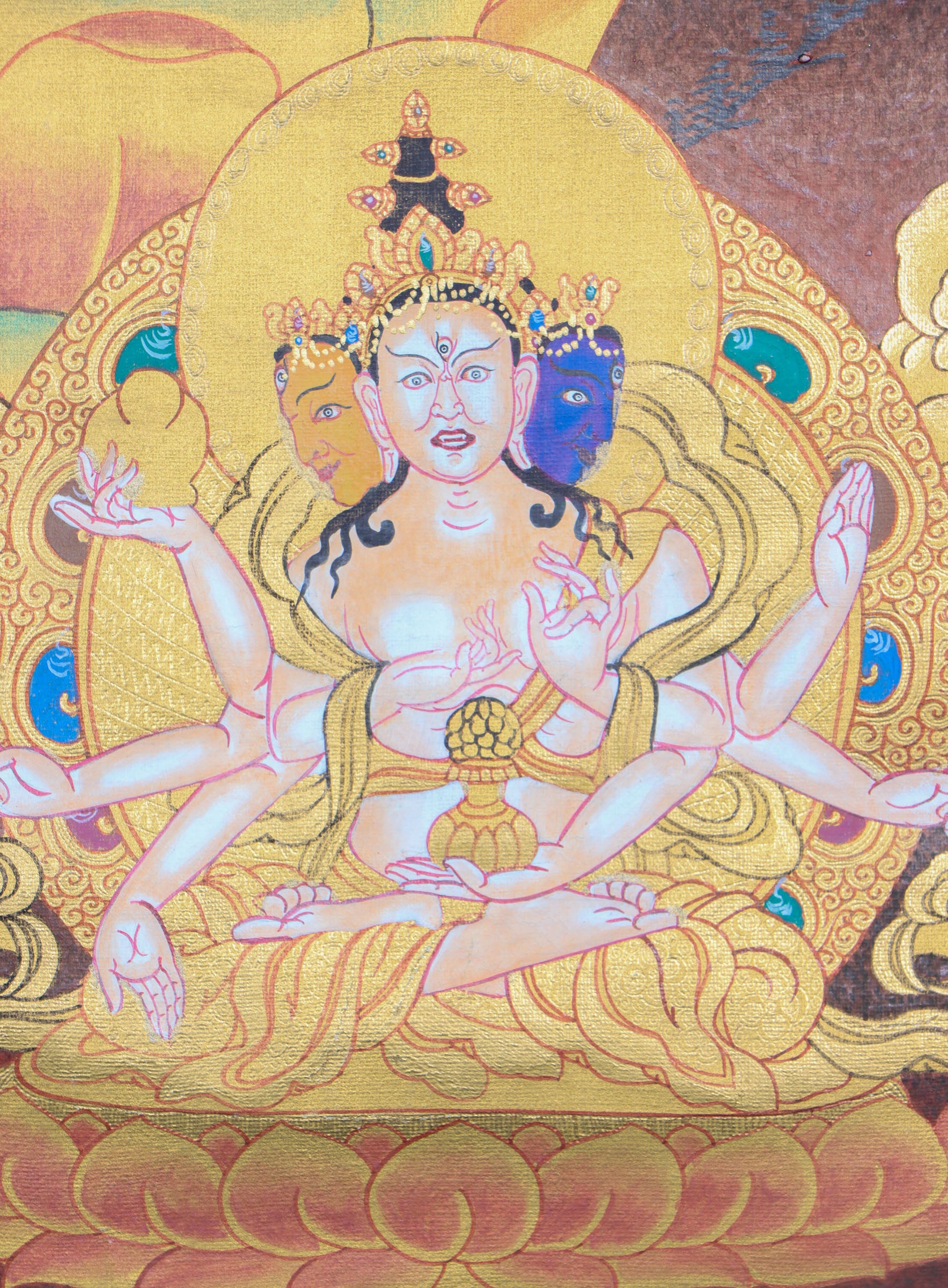White Tara Thangka for compassion, healing, longevity, and spiritual transformation.