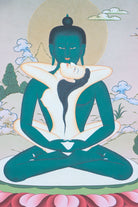 Buddha Shakti Thangka Painting for wall decor.