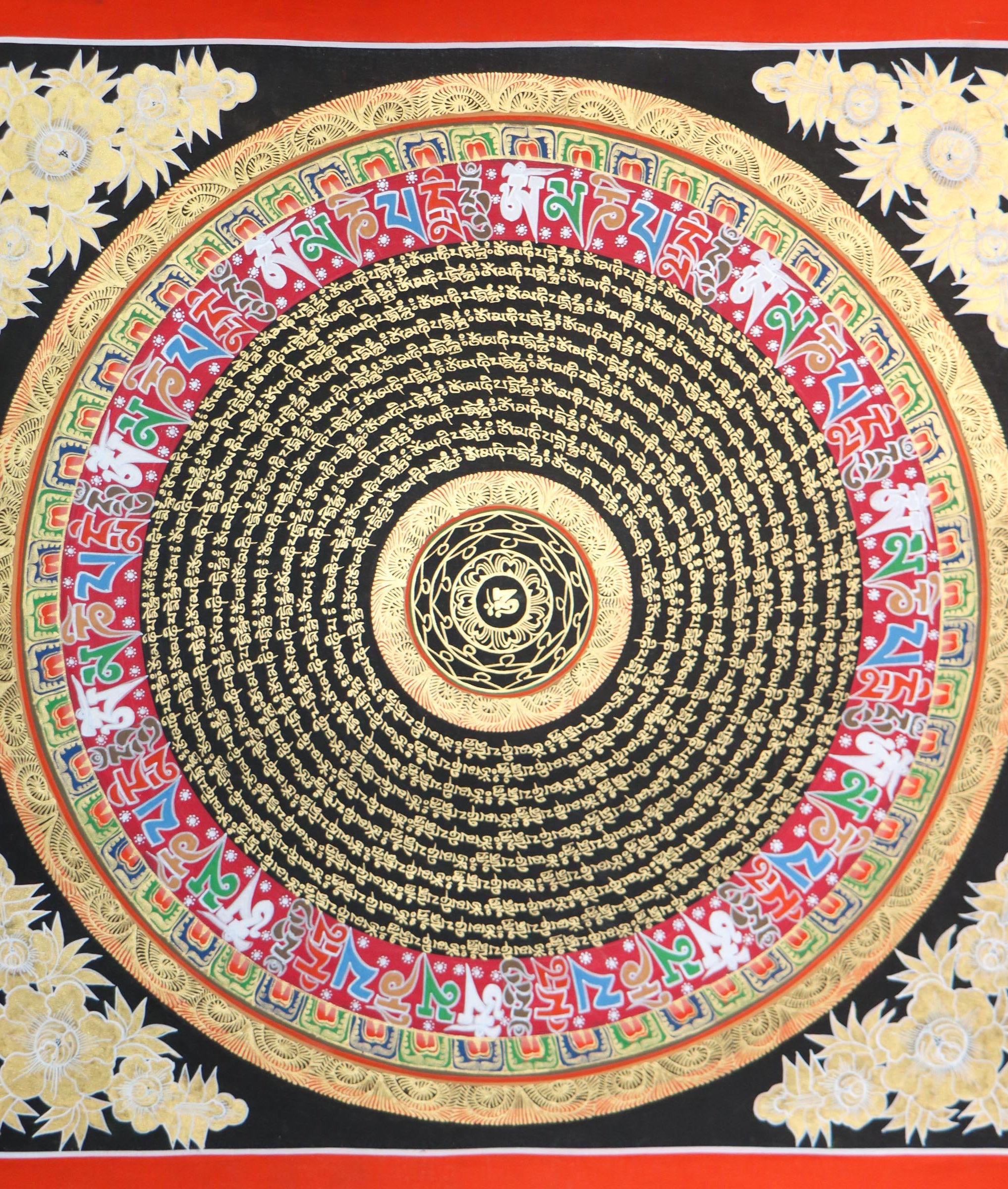 Mantra Mandala Thangka, a perfect tool for spiritual growth .