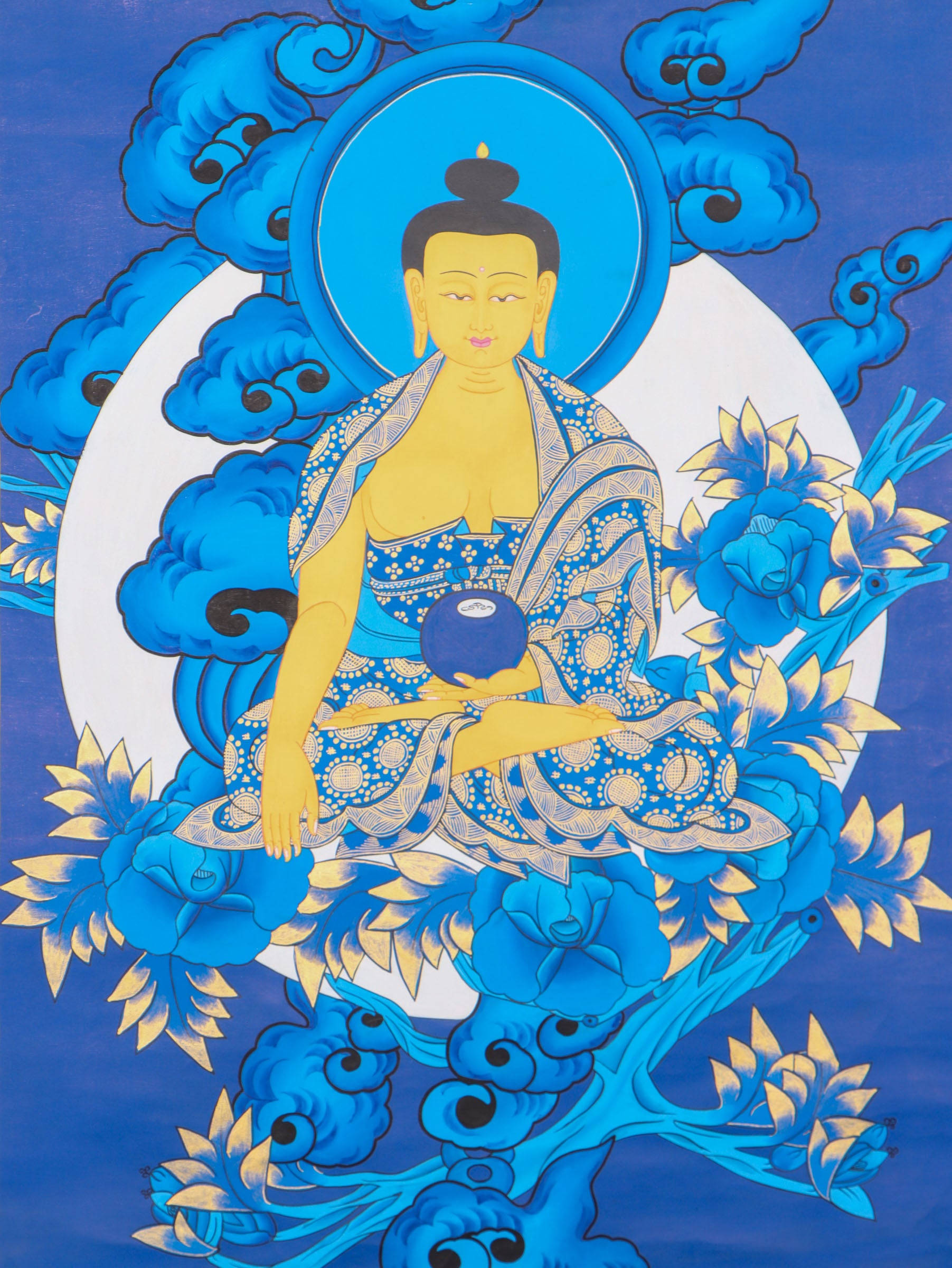Shakyamuni Buddha Thangka for enlightment.
