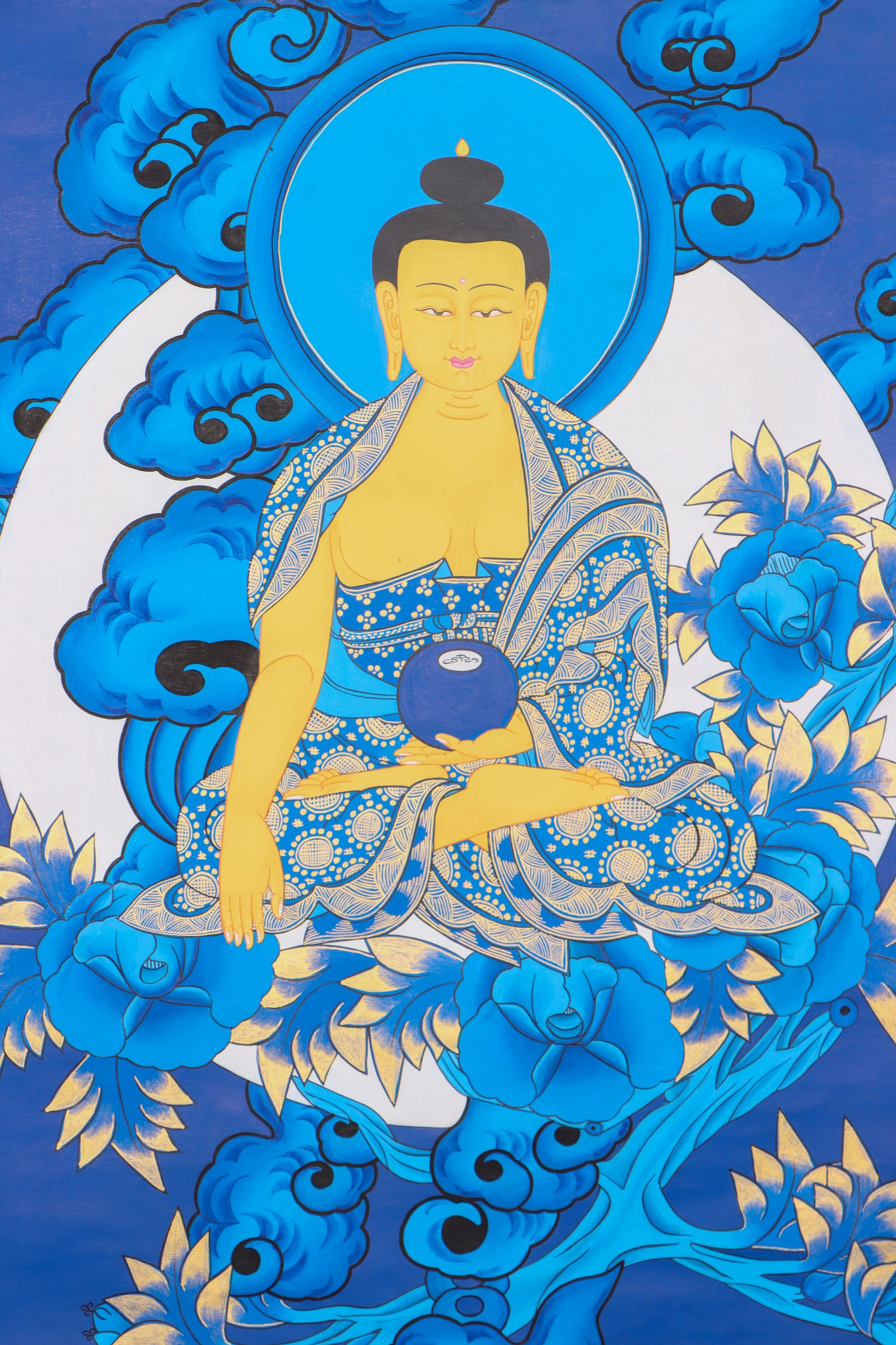 Shakyamuni Buddha Thangka for enlightment.