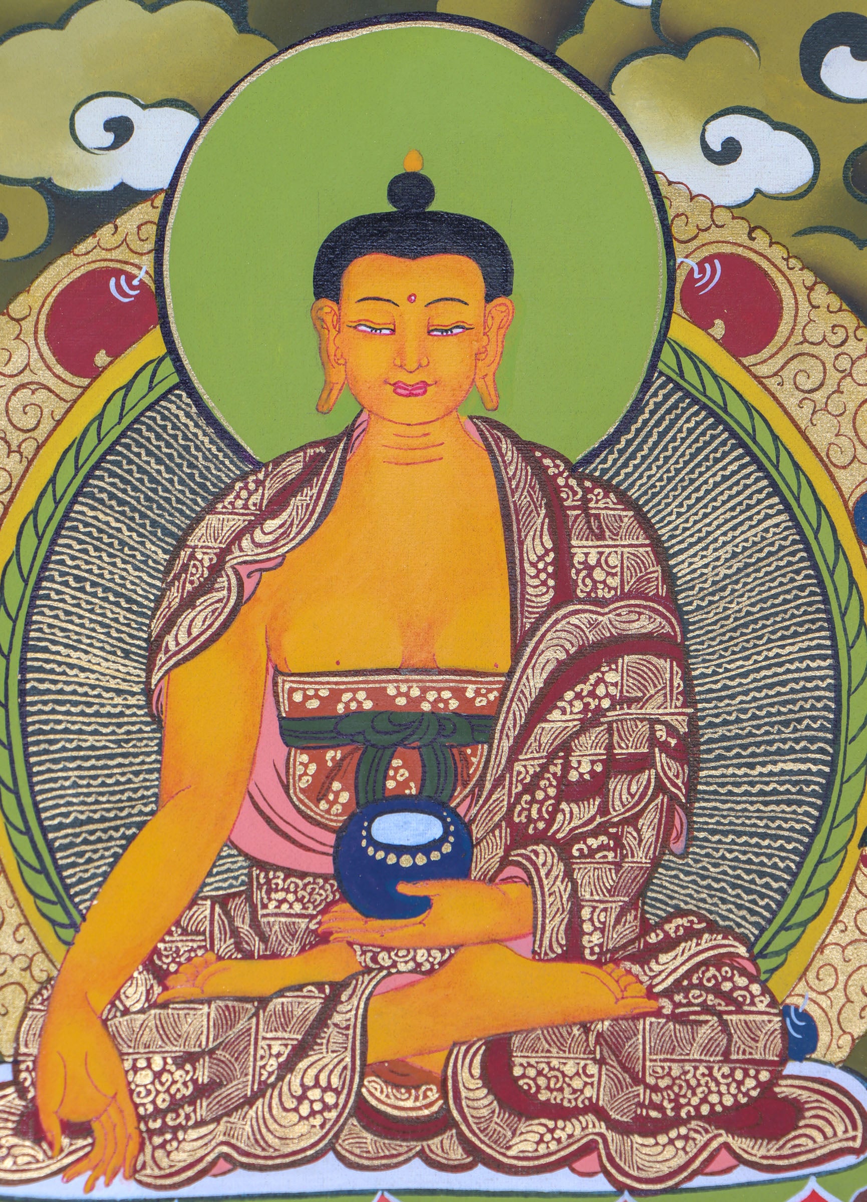 Green Tara Thangka Painting - Lucky Thanka