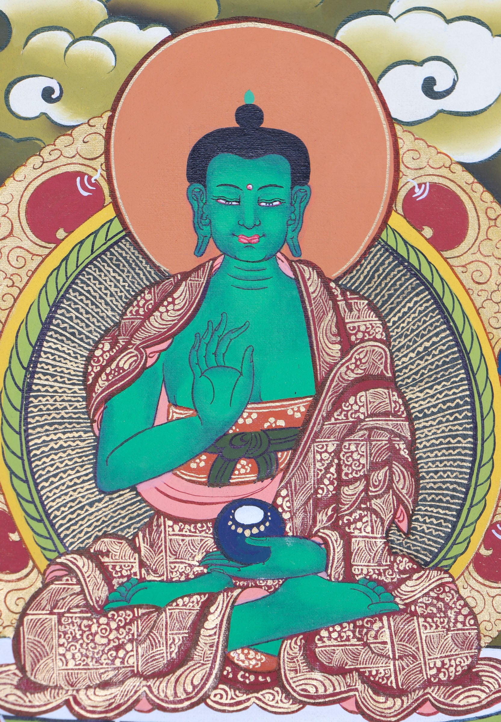 Green Tara Thangka Painting - Lucky Thanka