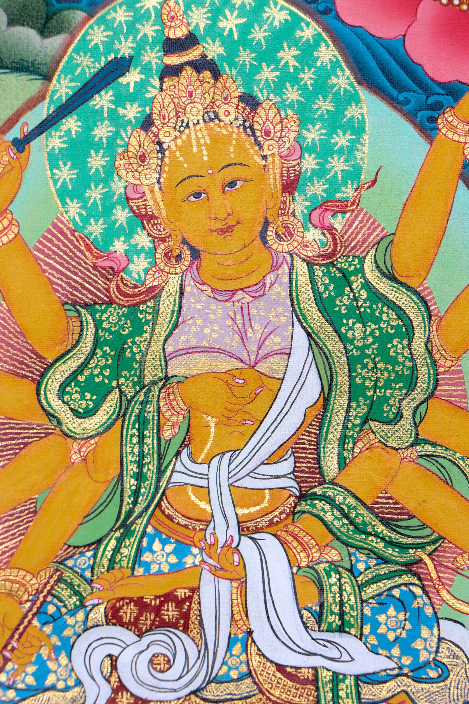 21 Tara Thangka Painting for prayer and devotion.
