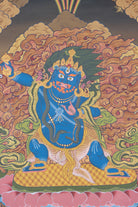 Vajrapani Brocade Thangka for meditation.