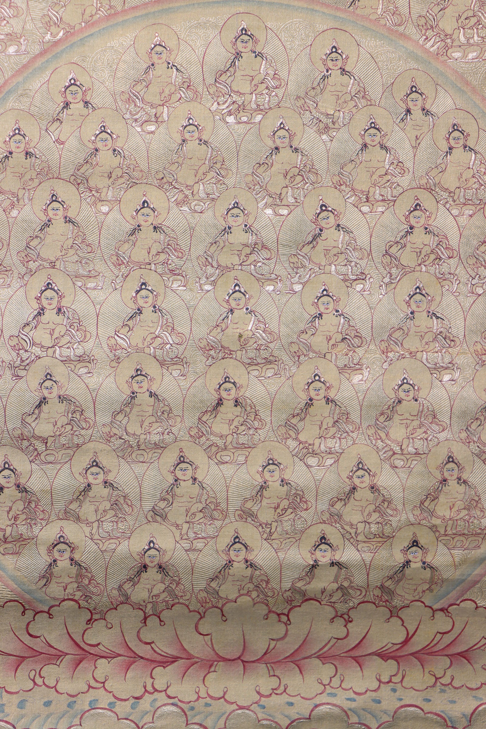 1000 Kuber Thangka Painting for wealth and abundance.