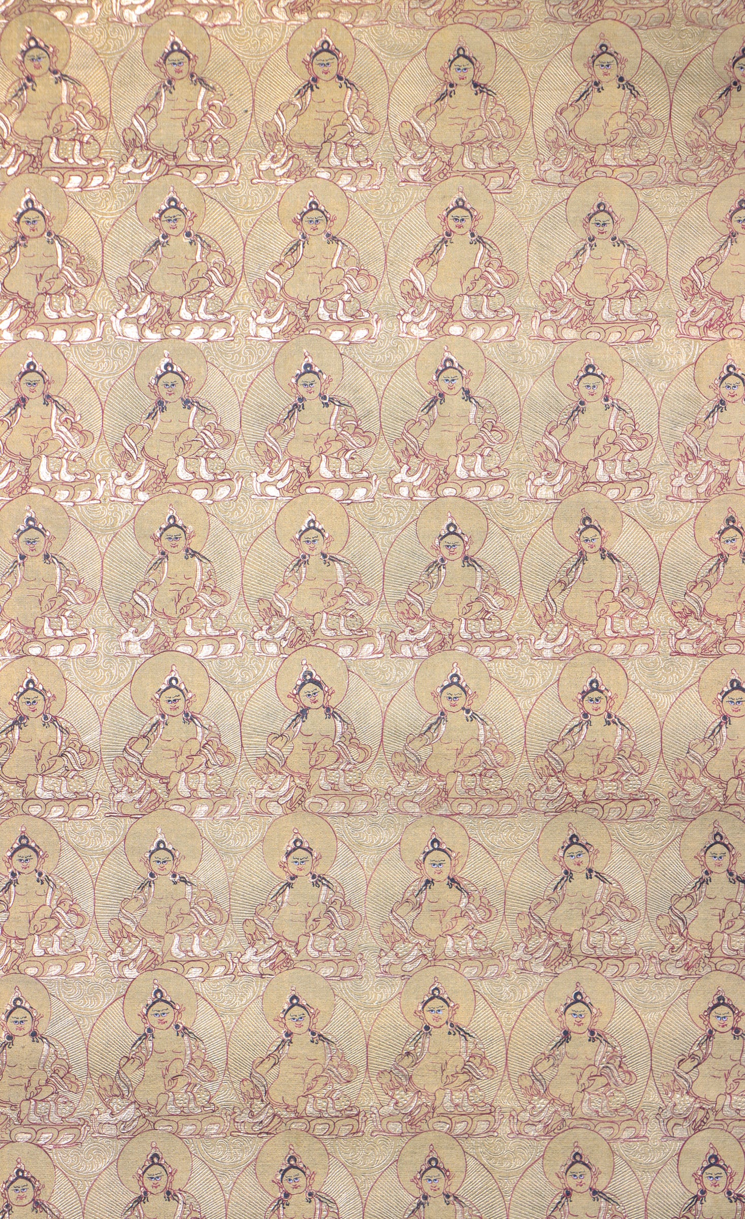 1000 Kuber Thangka Painting for wealth and abundance.