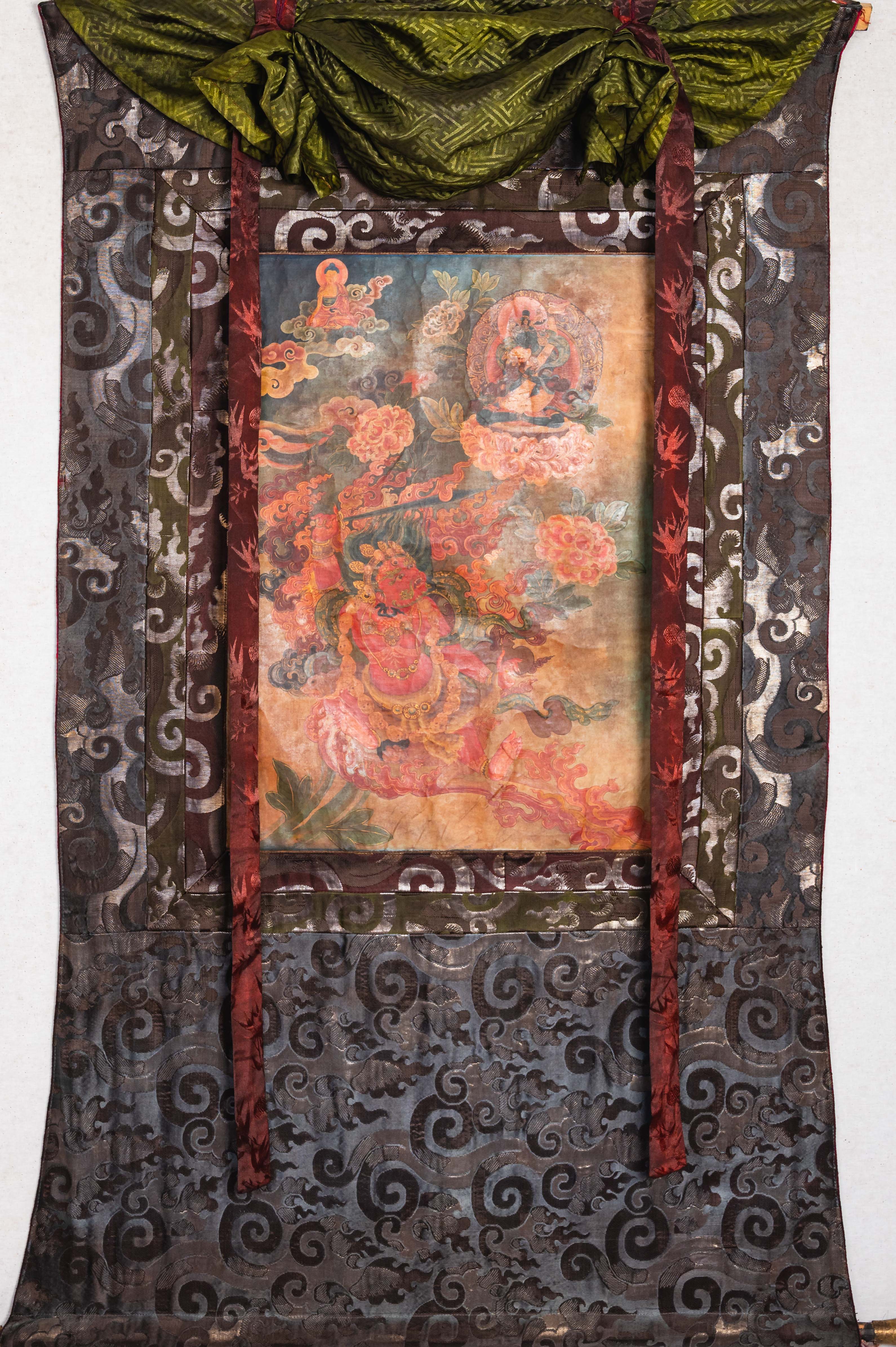 Antique Vajrapani Thangka - Tibetan Painting