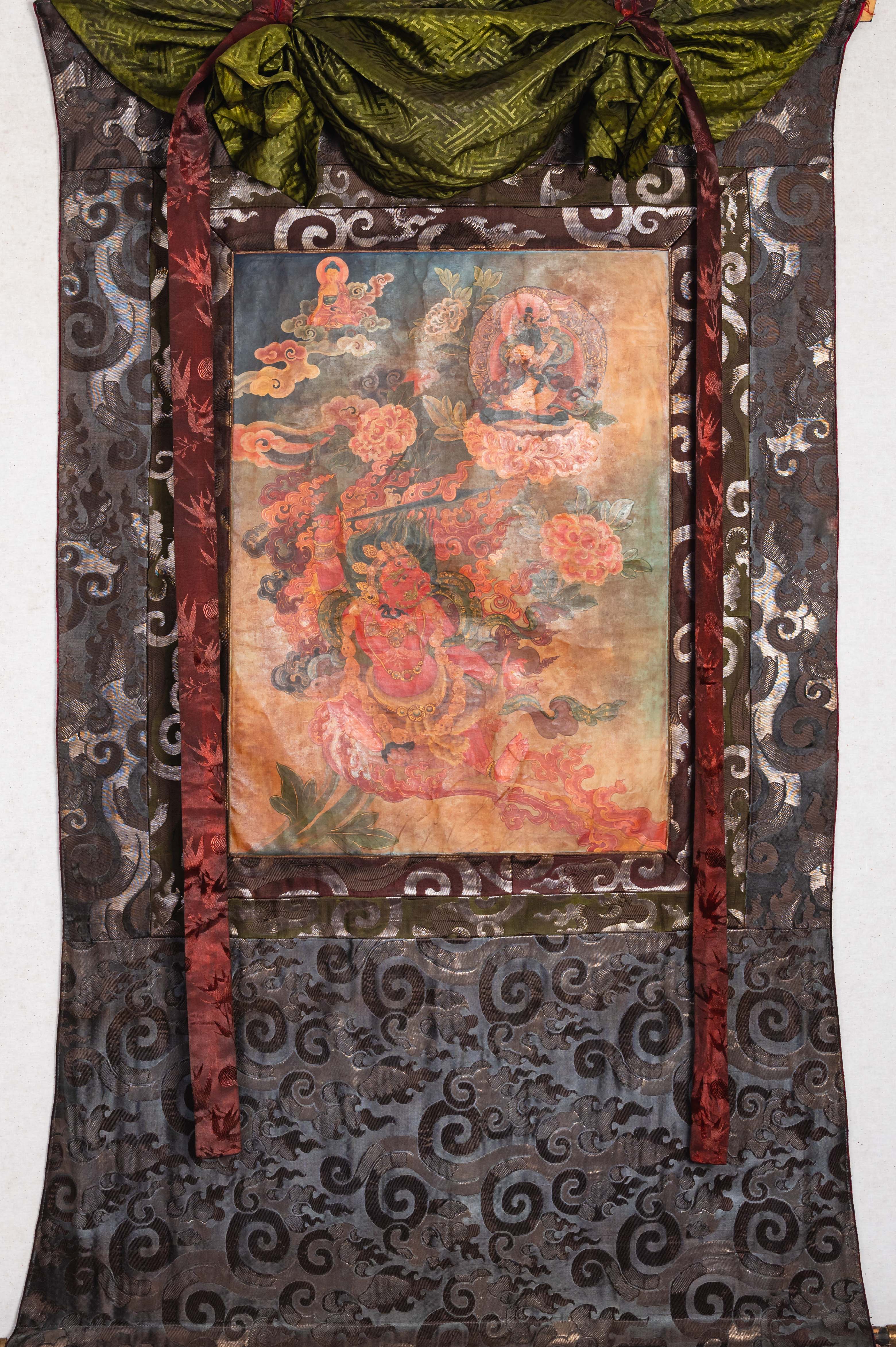 Antique Vajrapani Thangka - Tibetan Painting