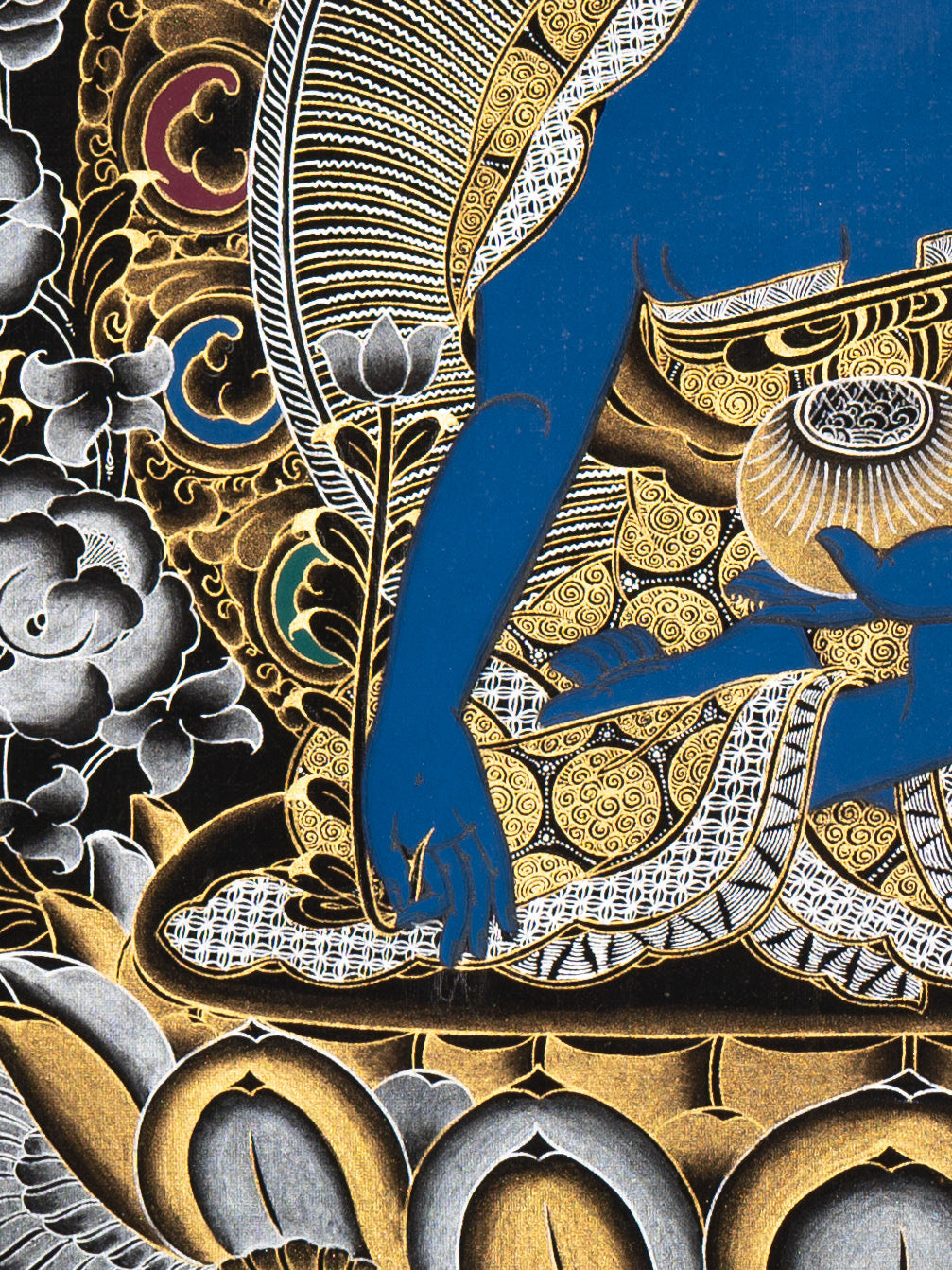 Medicine Buddha Thangka Painting