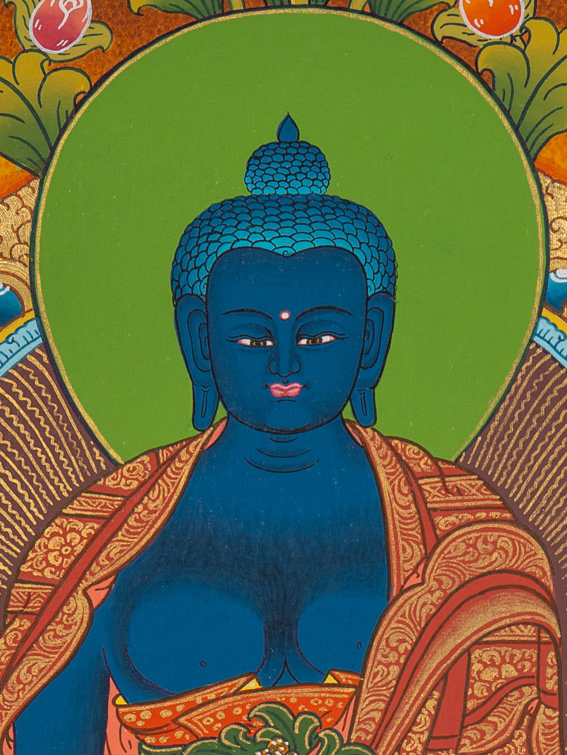 Tibetan Healing Buddha Thangka Painting