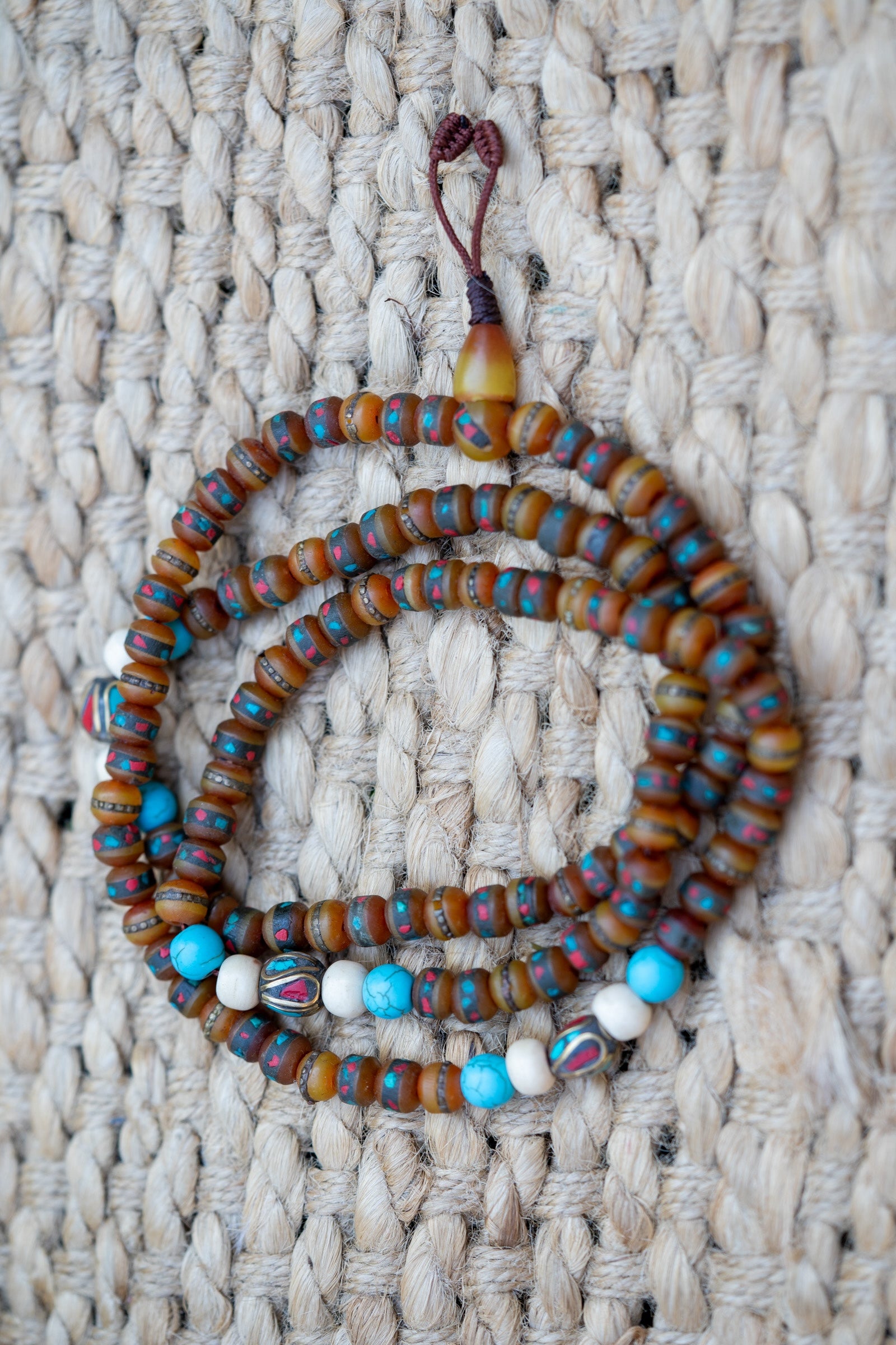 Mixed Bead Turquoise Mala