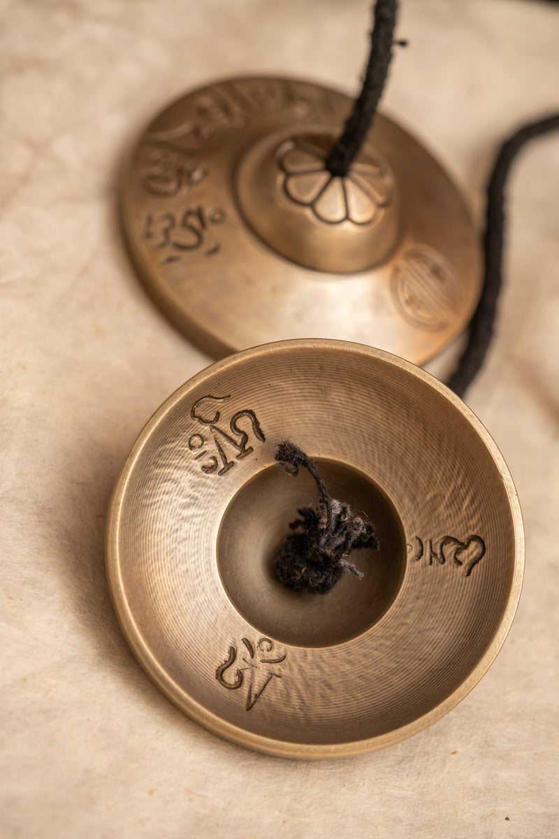 Moon Tingsha Bell for sound healing.
