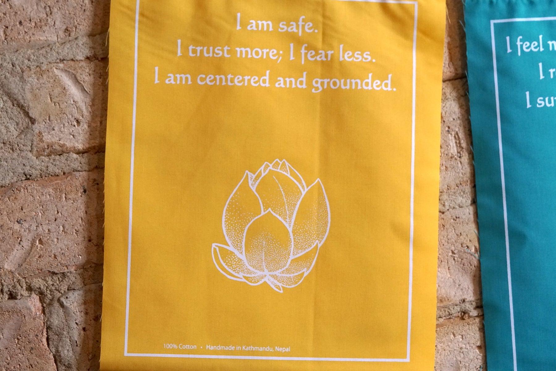 Wall Hanging Prayer Flags for Positivity.