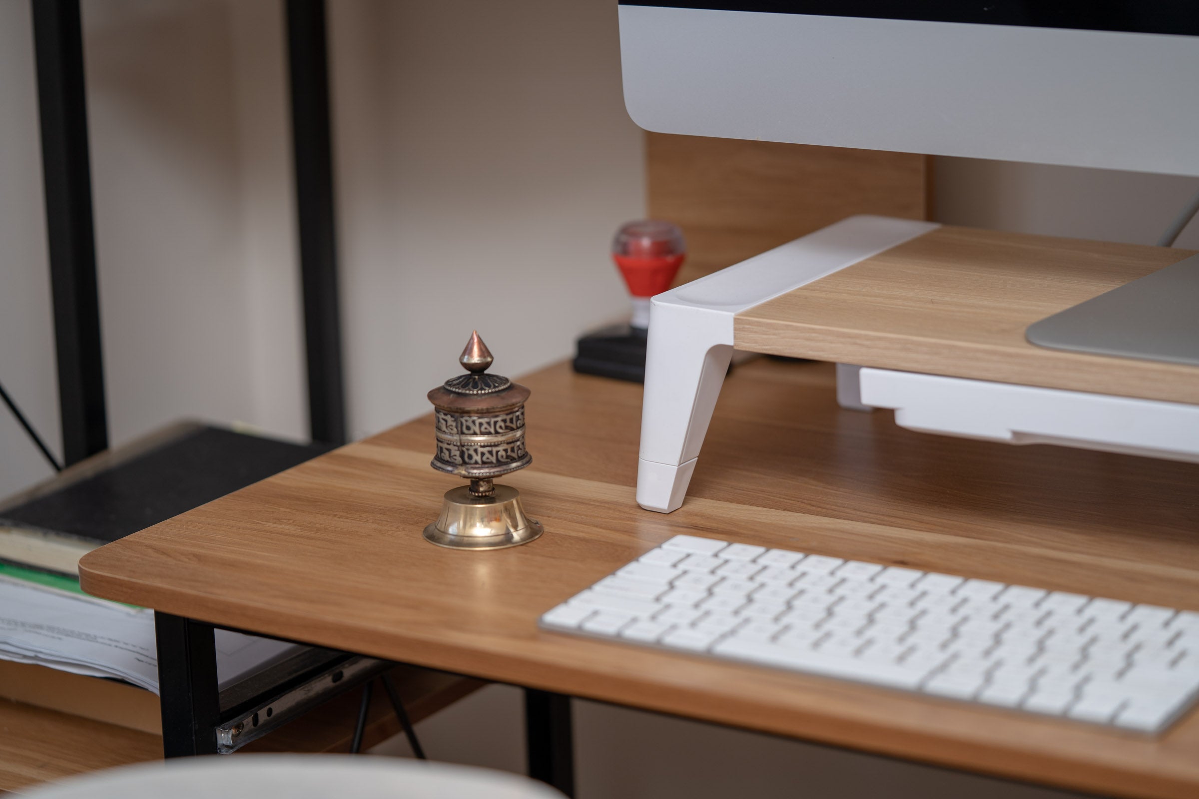 Mantras contained within the wheel are believed to purify negativities and obstacles while invoking divine blessings and protection.
