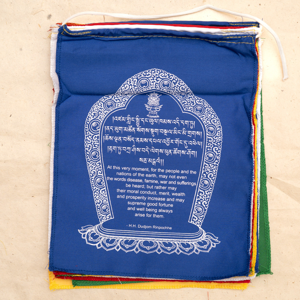 Tibetan Lungta wall Hanging prayer flags.