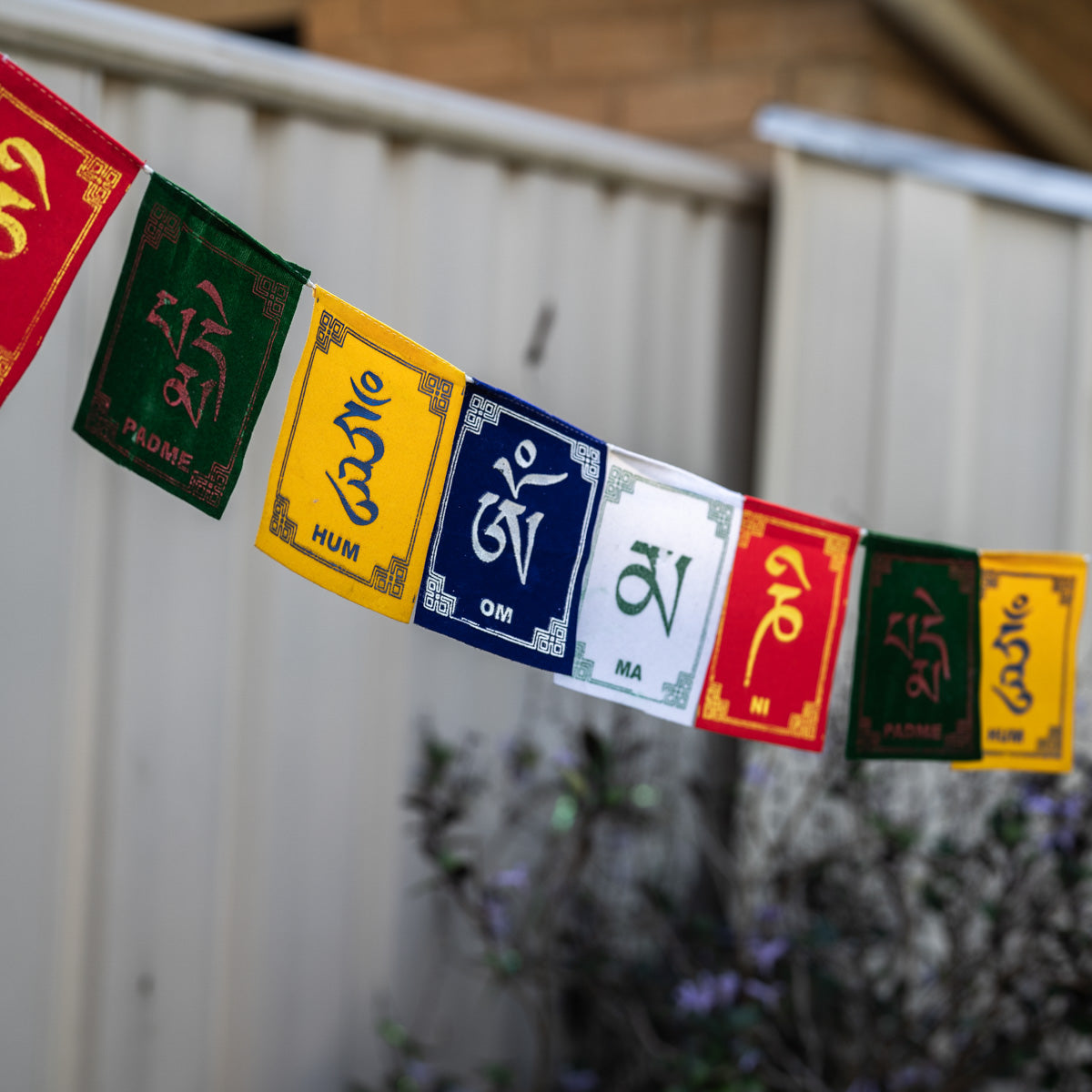 Mantra Prayer Flag for hanging.