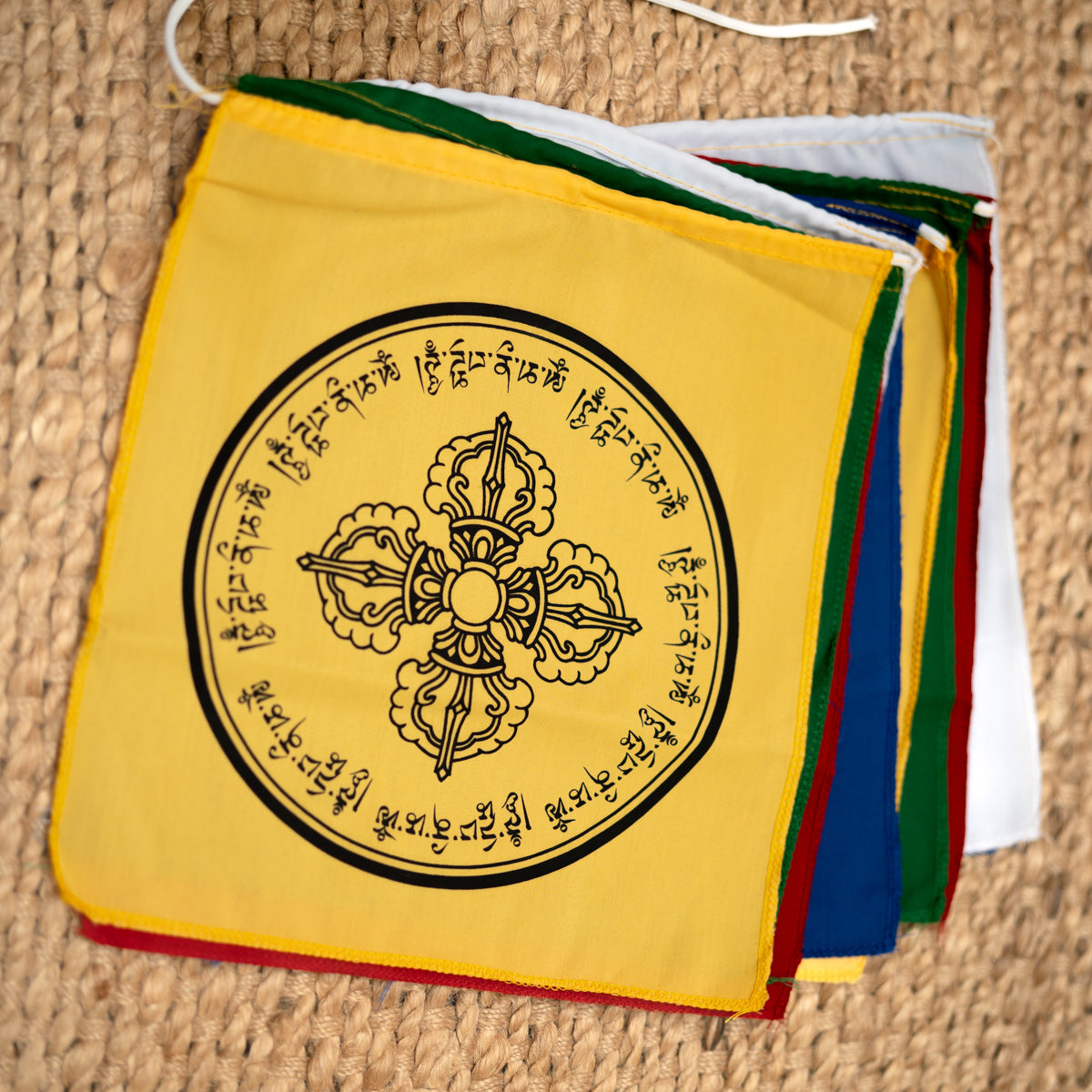 Double Dorje Prayer Flag - Tibetan Prayer Flag