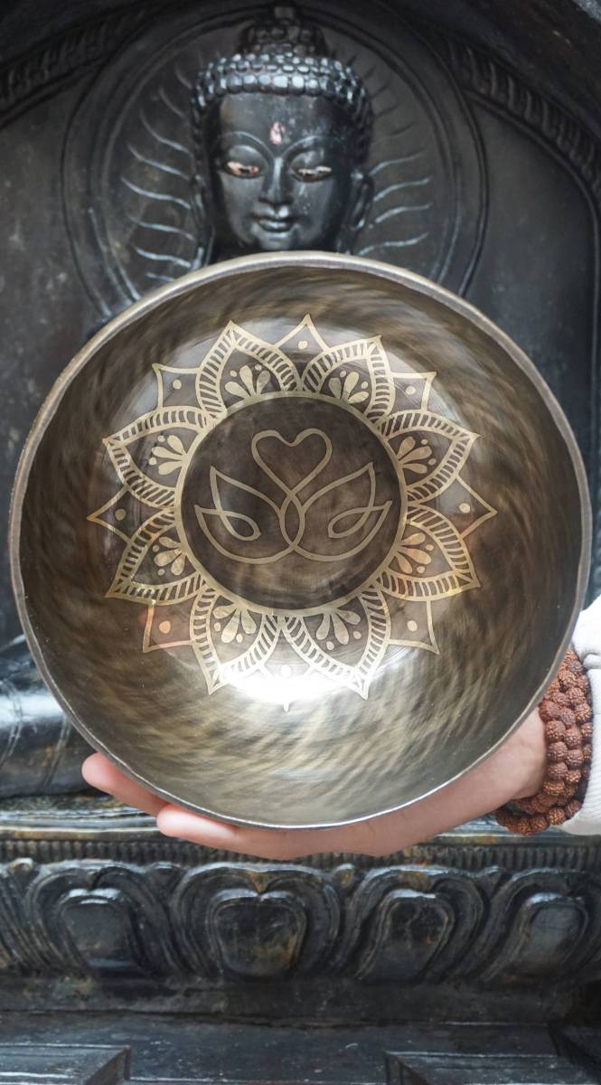 Handcrafted Singing Bowl for sound healing.