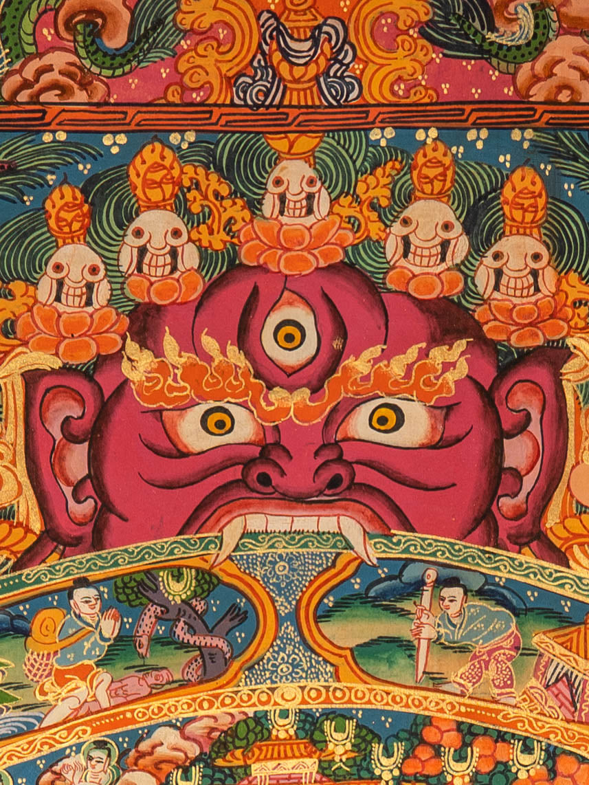 Wheel of Life Thangka - Tibetan Painting